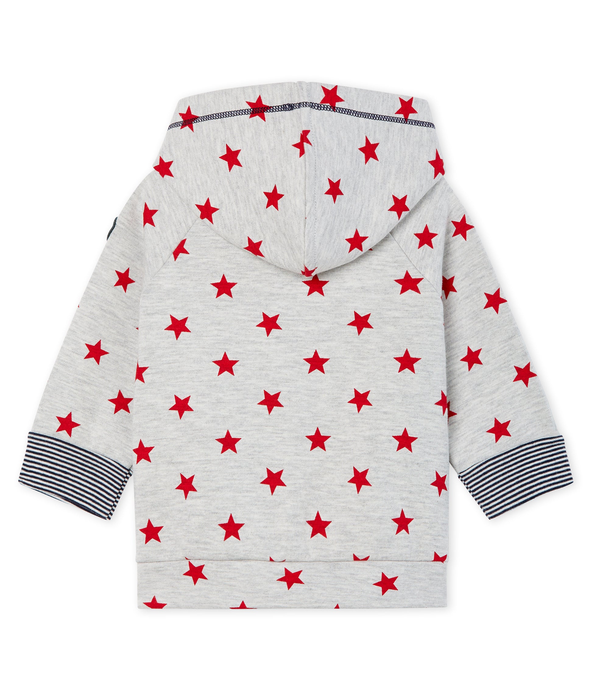 Baby Boys Grey Star Cotton Sweatshirt