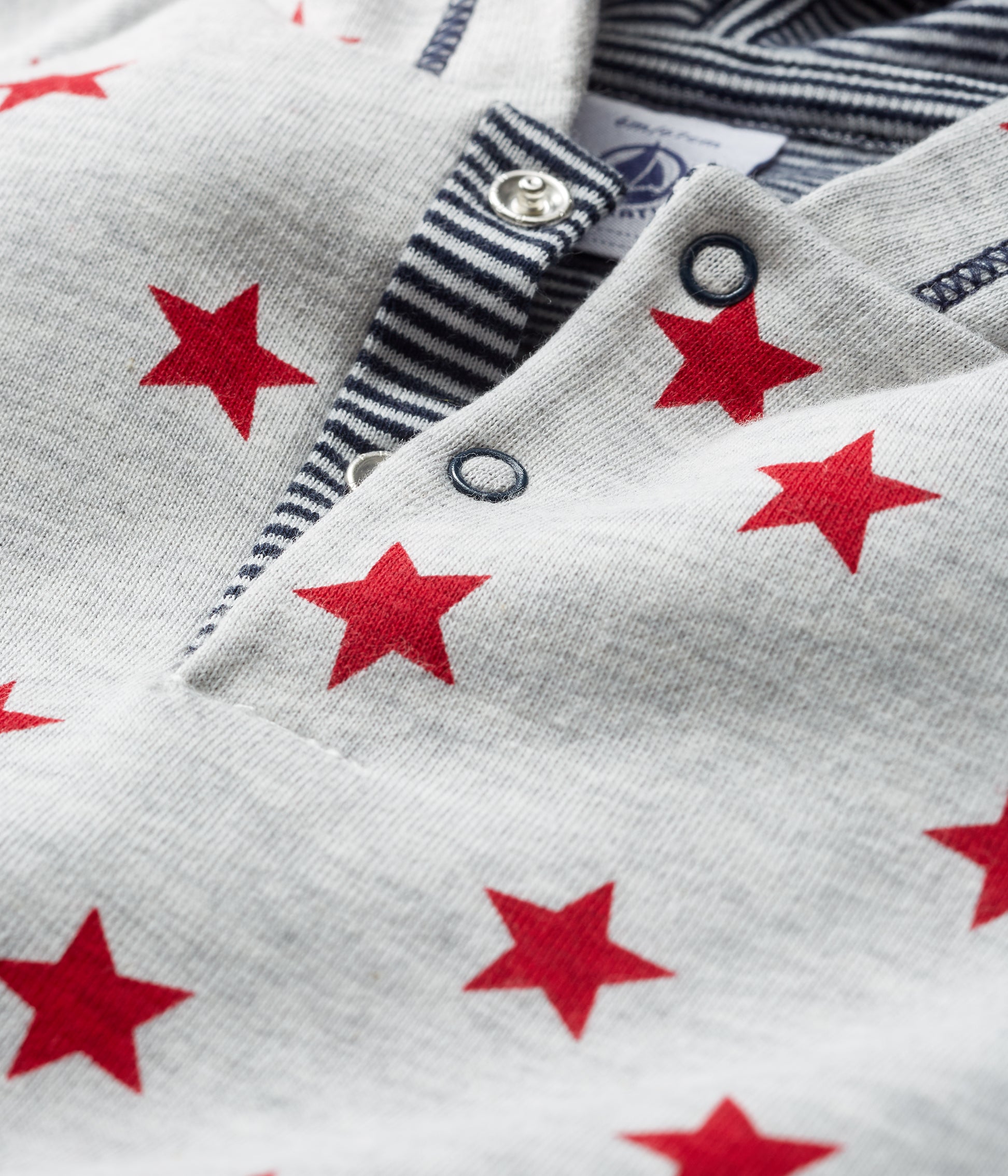 Baby Boys Grey Star Cotton Sweatshirt