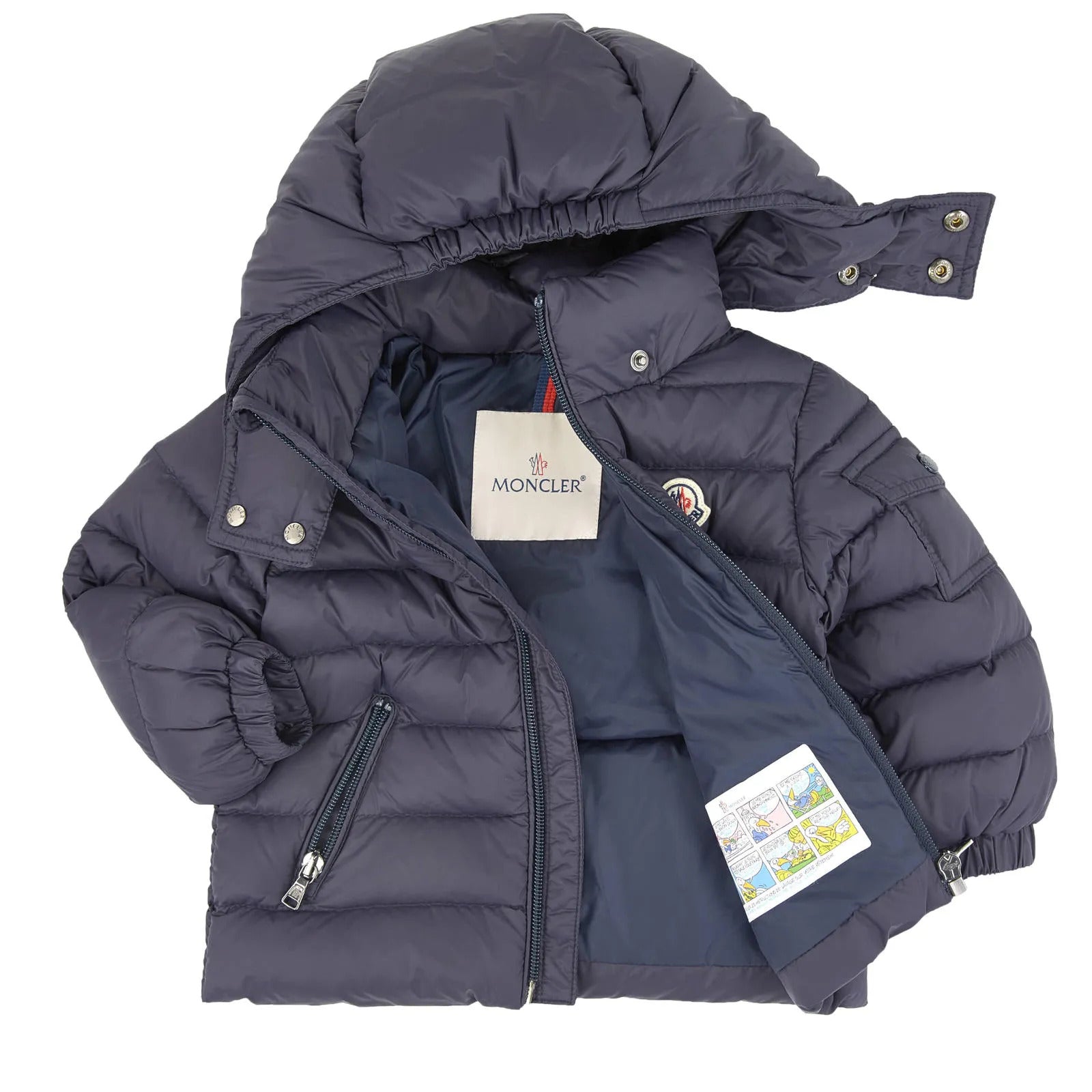 Baby Boys & Girls Navy "Jules" Padded Down Jacket