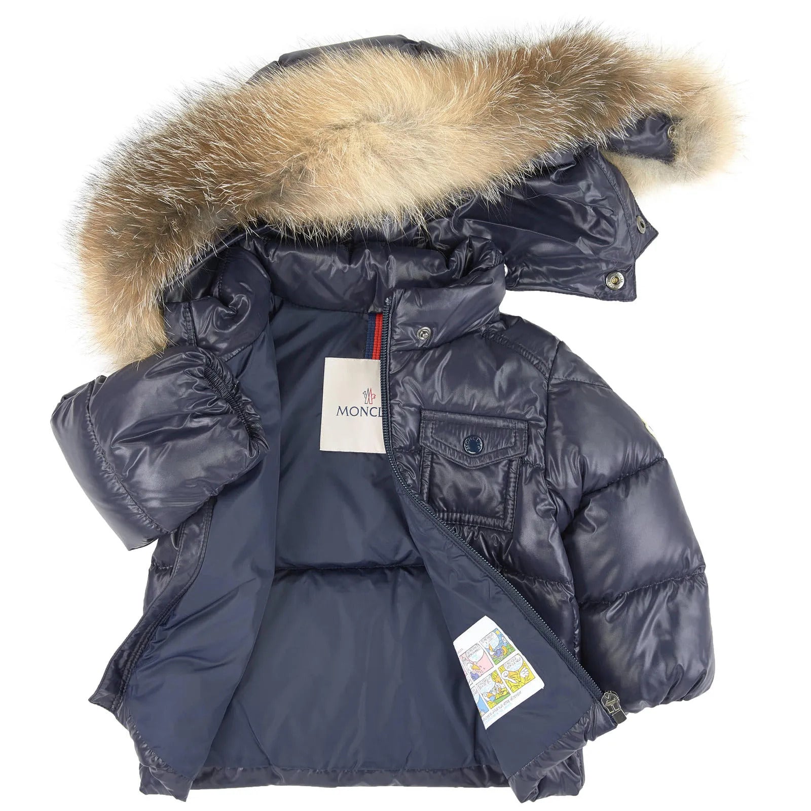 Baby Boys & Girls Navy “K2" Padded Down Jacket