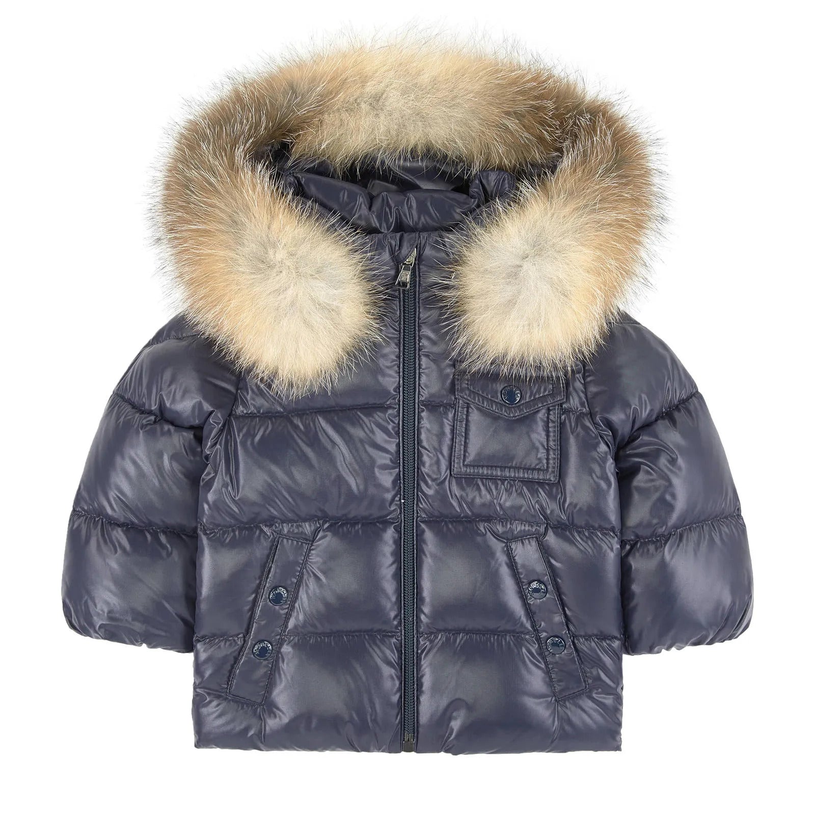 Baby Boys & Girls Navy “K2" Padded Down Jacket