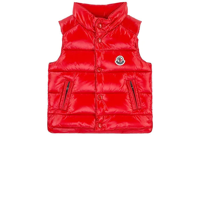 Baby Boys & Girls Red "Bernard" Padded Down Vest