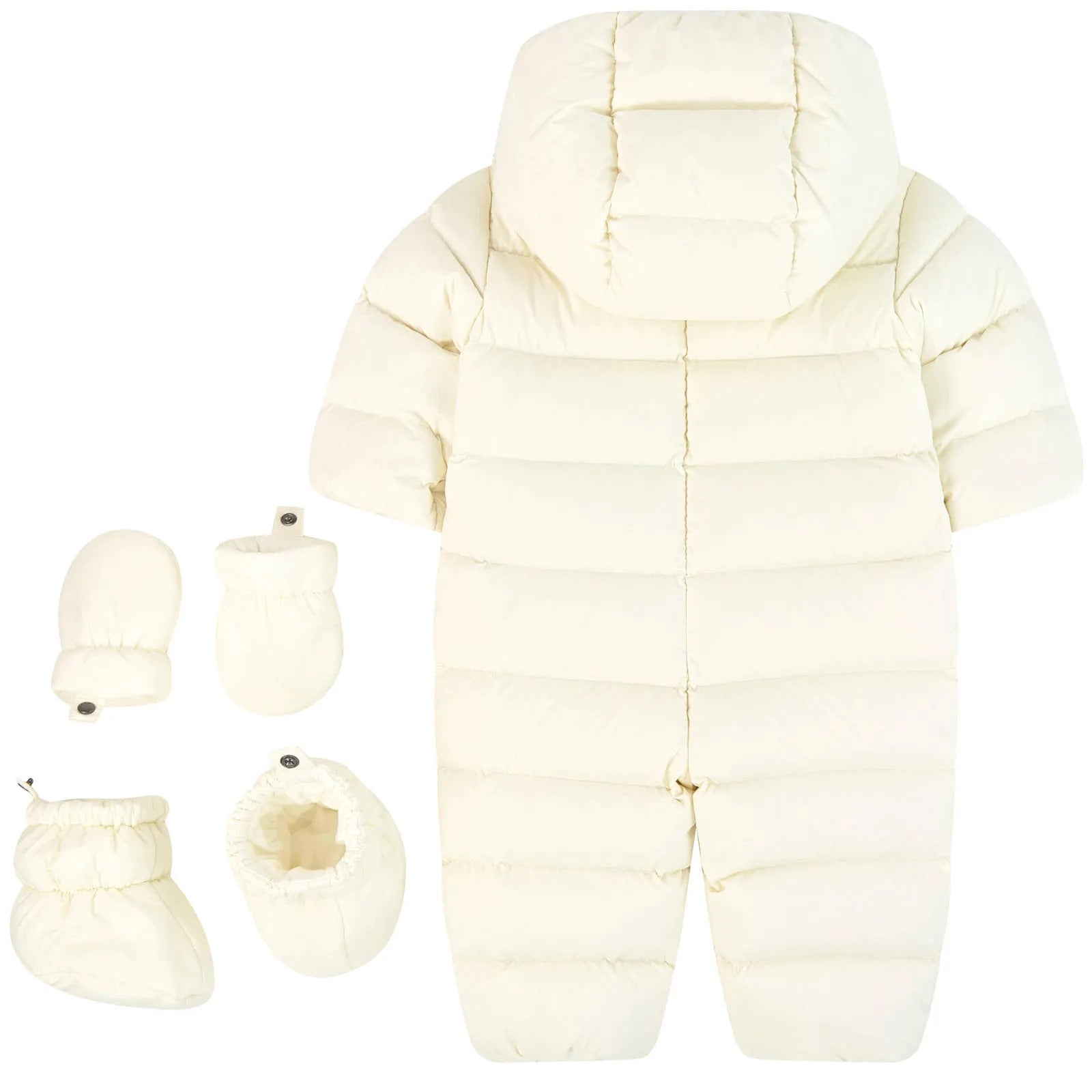 Baby Boys & Girls Natural "ICO" Padded Down Snowsuit