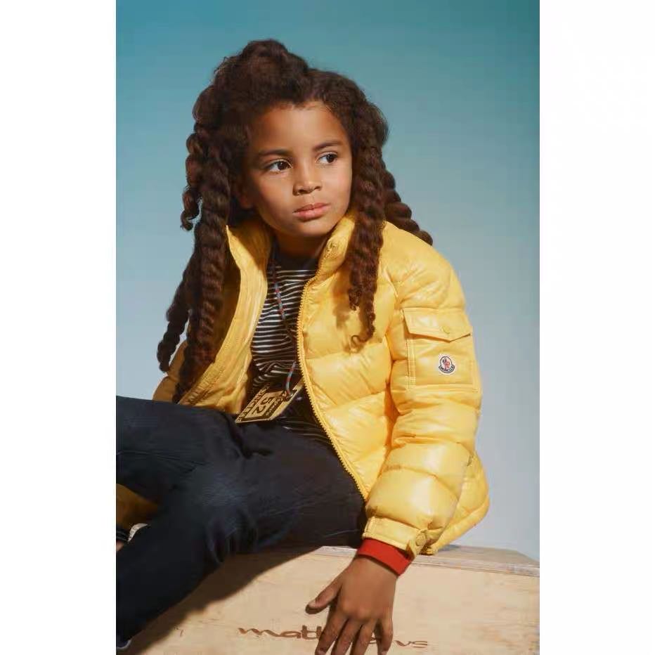 Boys Yellow "NEW MAYA" Padded Down Jacket