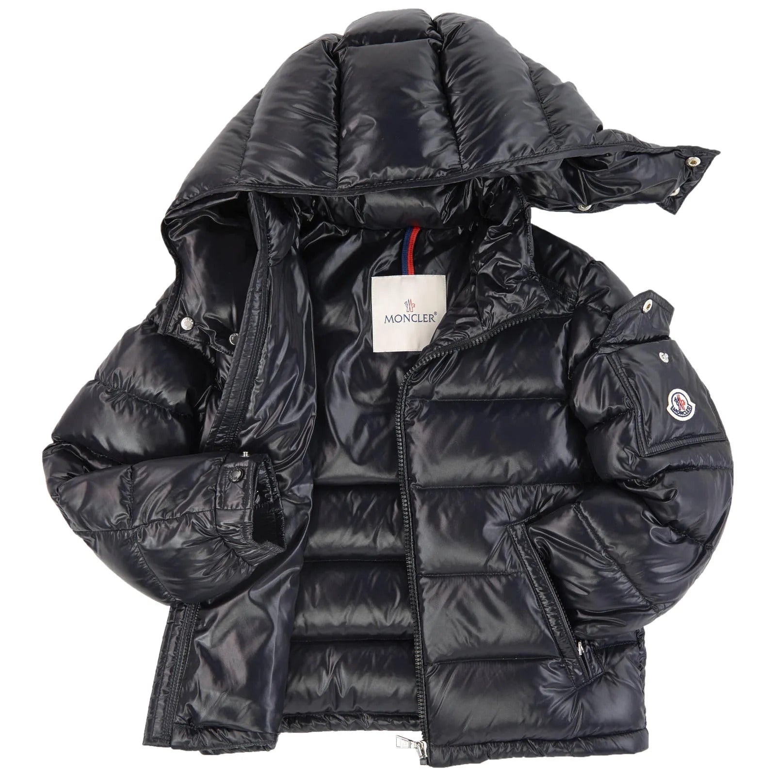 Boys Black "NEW_MAYA" Padded Down Jacket