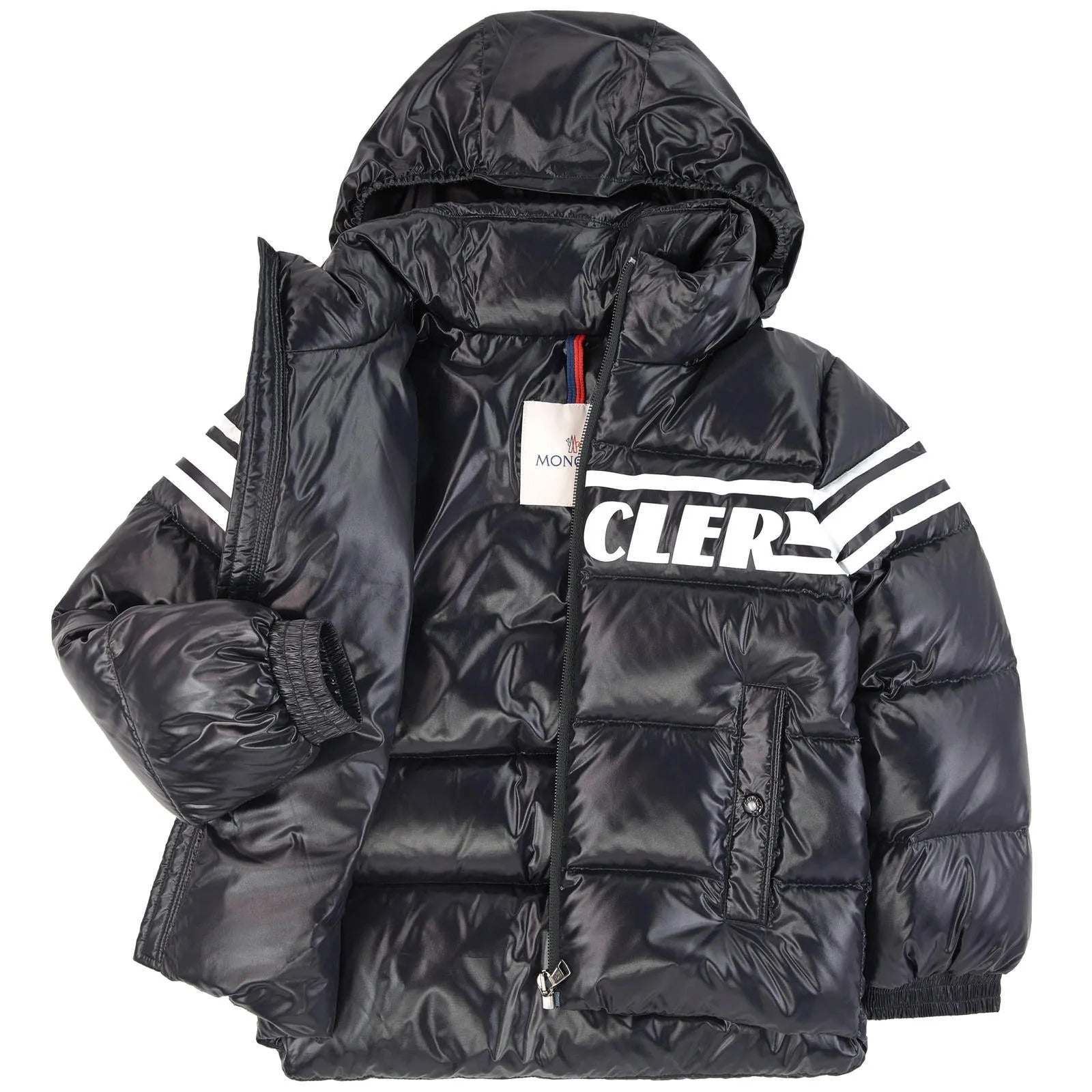 Boys Black "SAISE" Padded Down Jacket