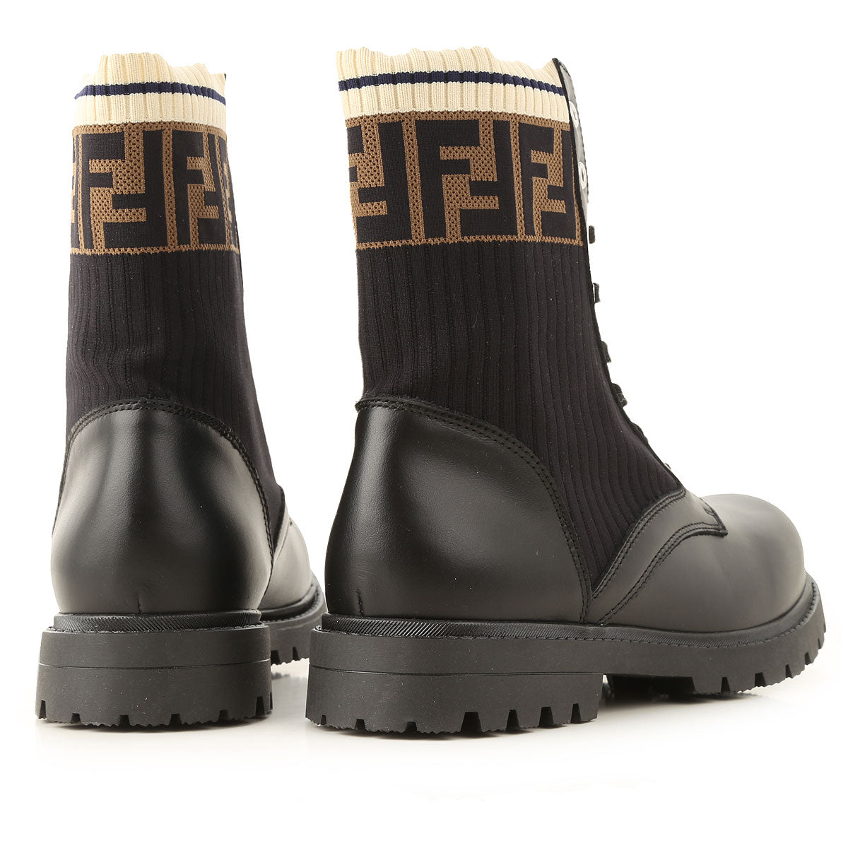 Boys & Girls Black FF Boots