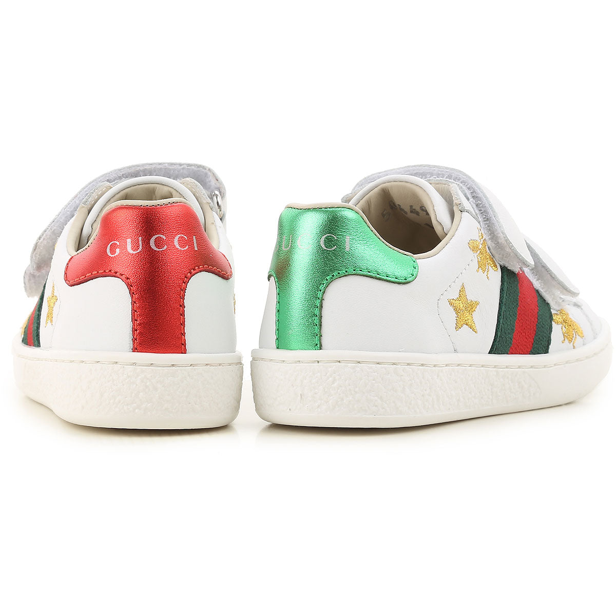 Baby Boys & Girls White Calf Skin Sneakers