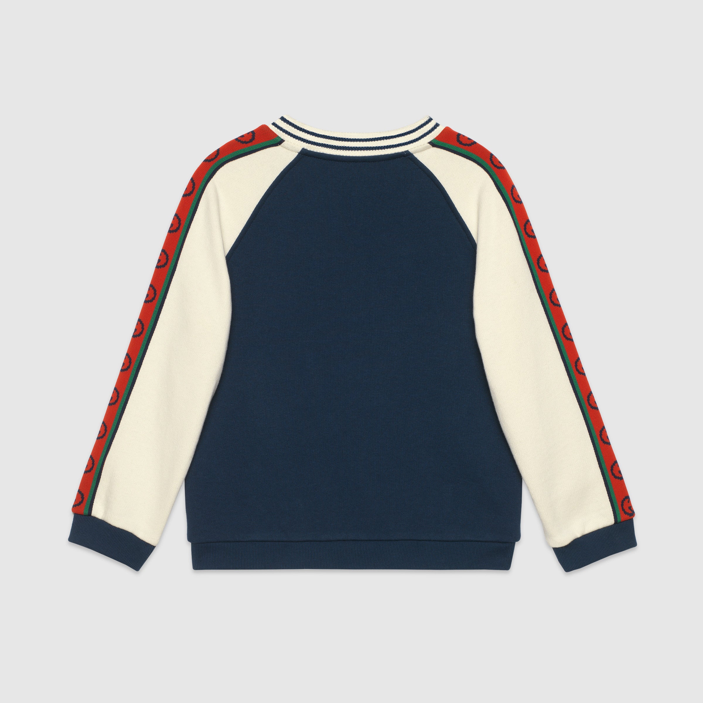 Boys & Girls Prussian Blue Cotton Sweatshirt