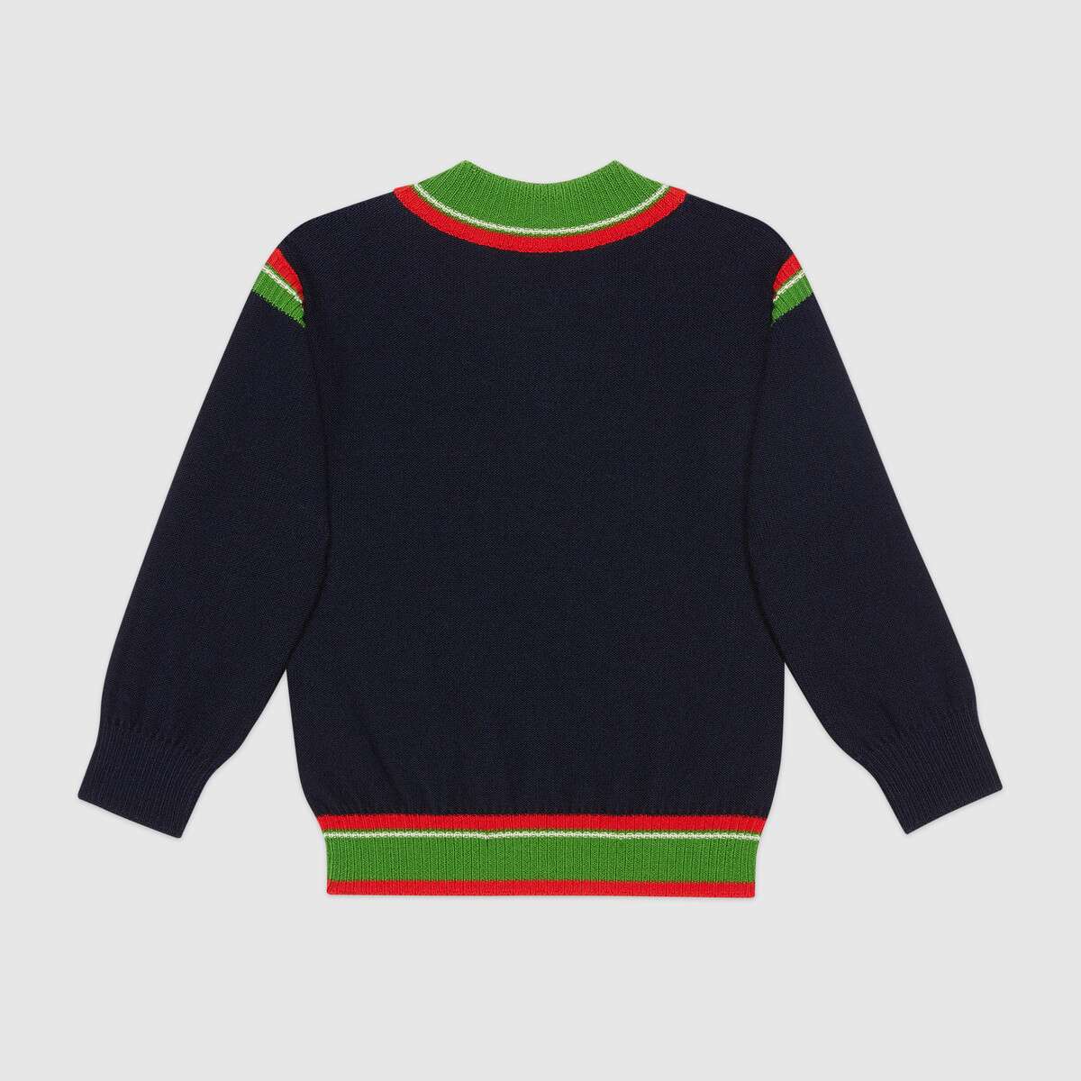 Boys Oltremare Stripe Wool Jumper