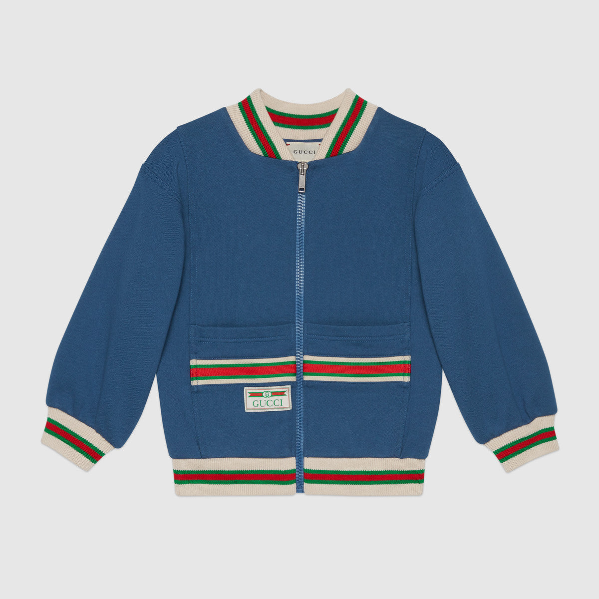 Boys & Girls Blue Cotton Jacket