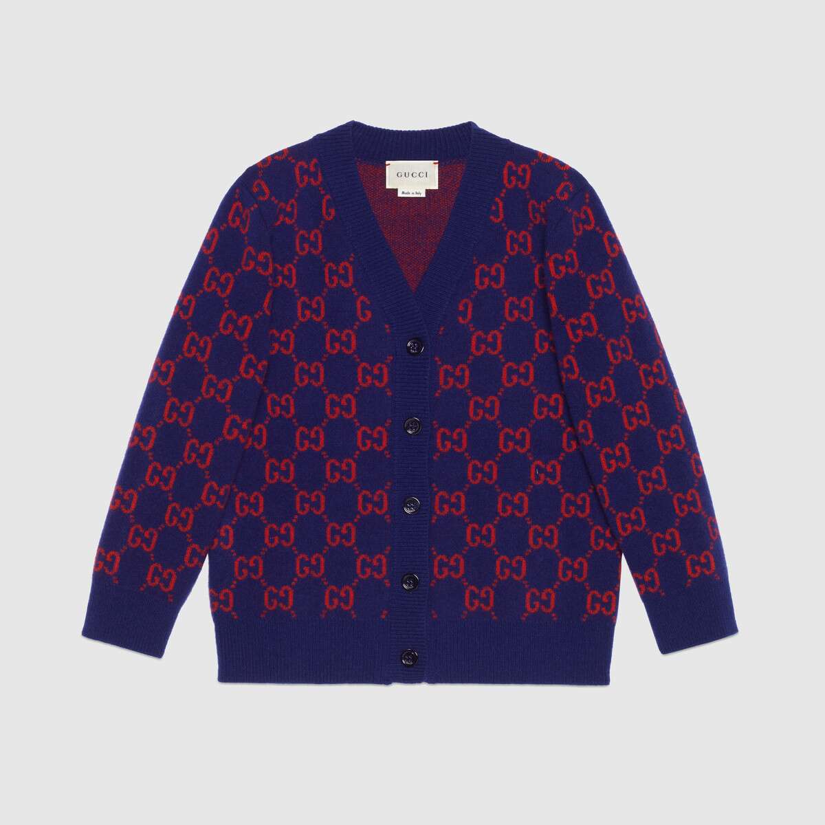 Boys & Girls Inchiostro Wool Cardigan