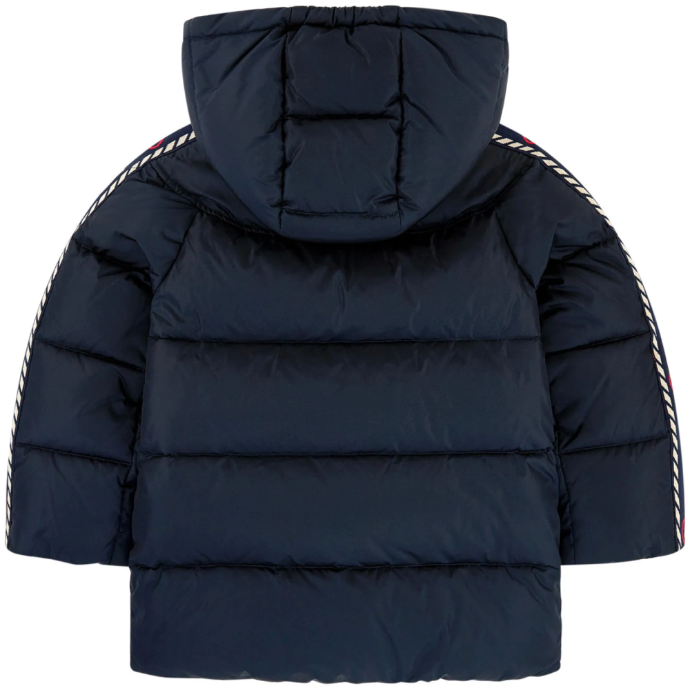 Boys Navy Padded Down Jacket