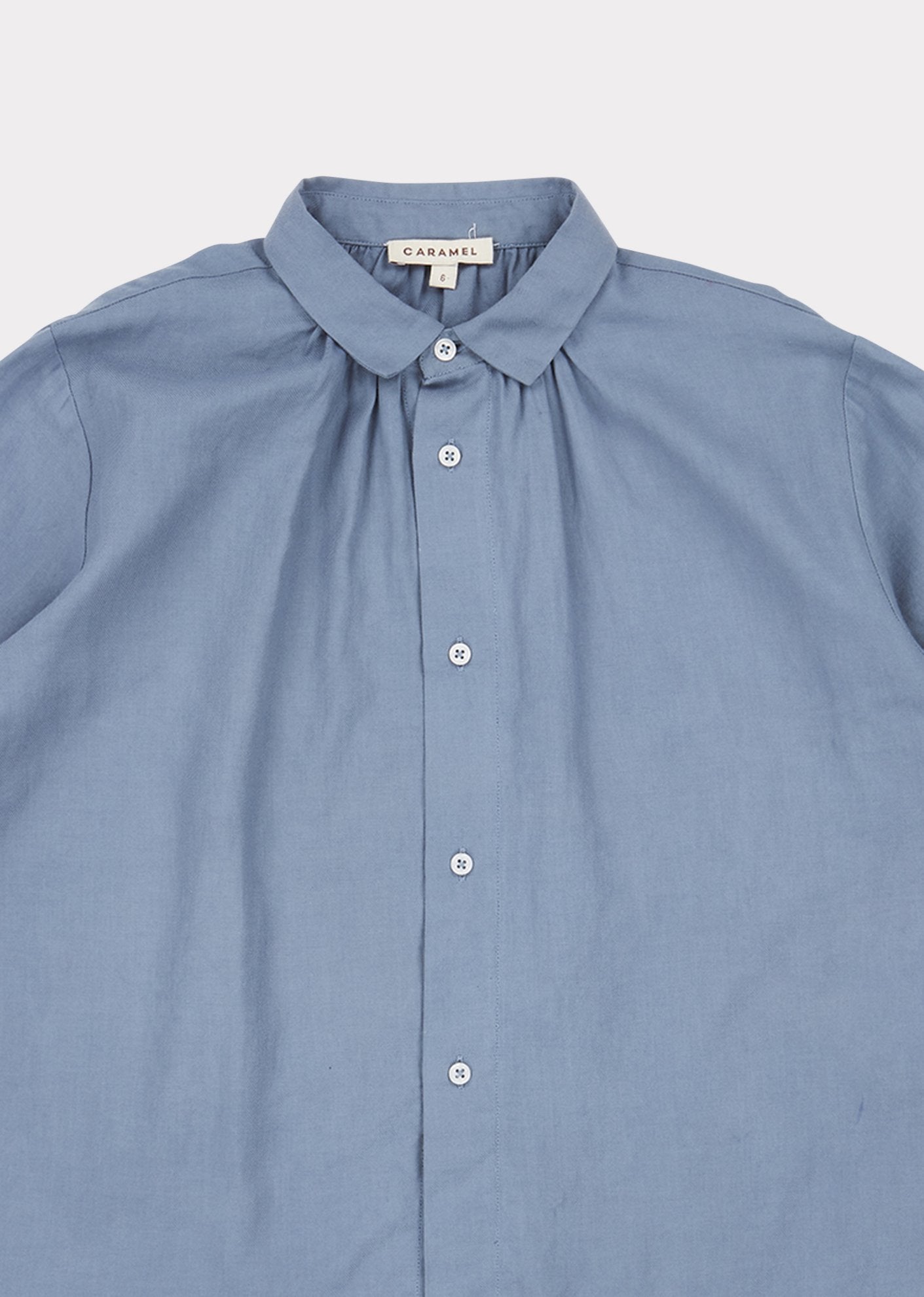 Boys & Girls Blue Cotton Shirt