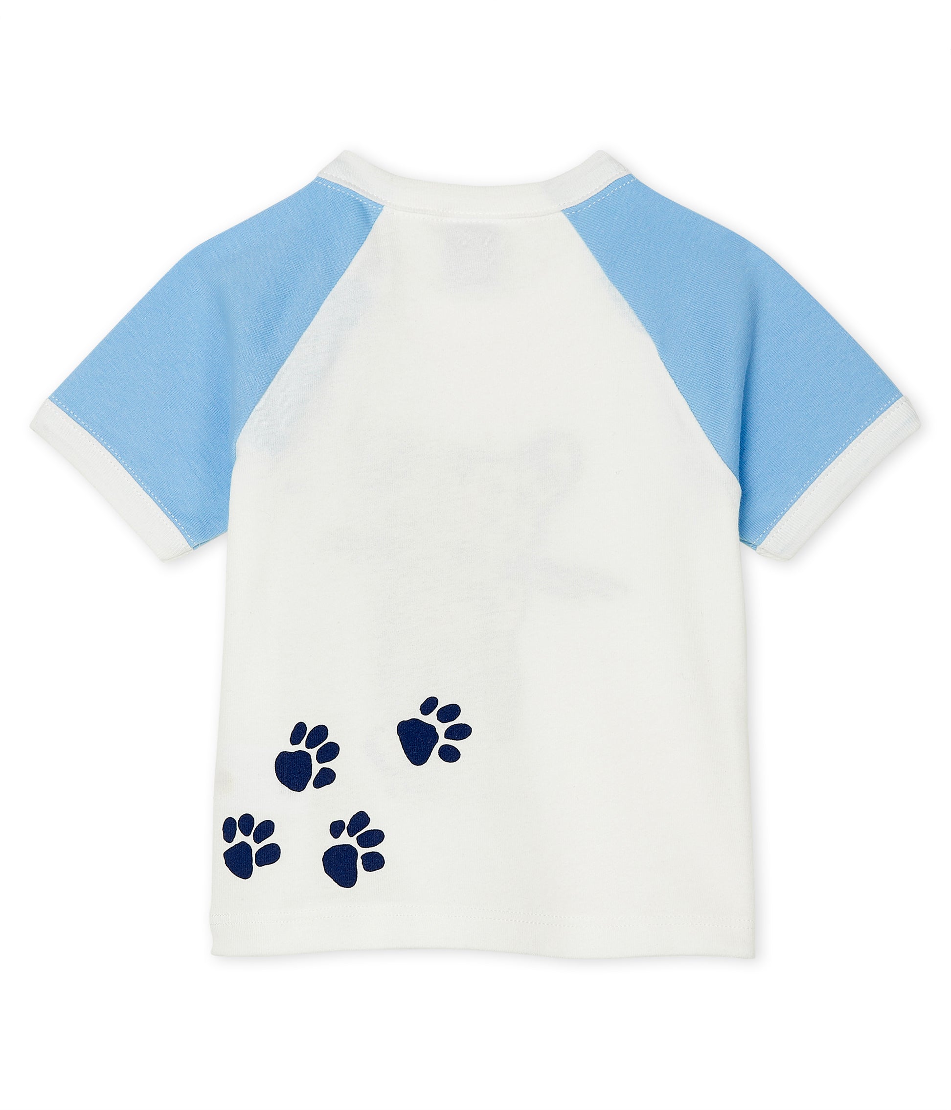 Baby Boys White Cotton T-shirt