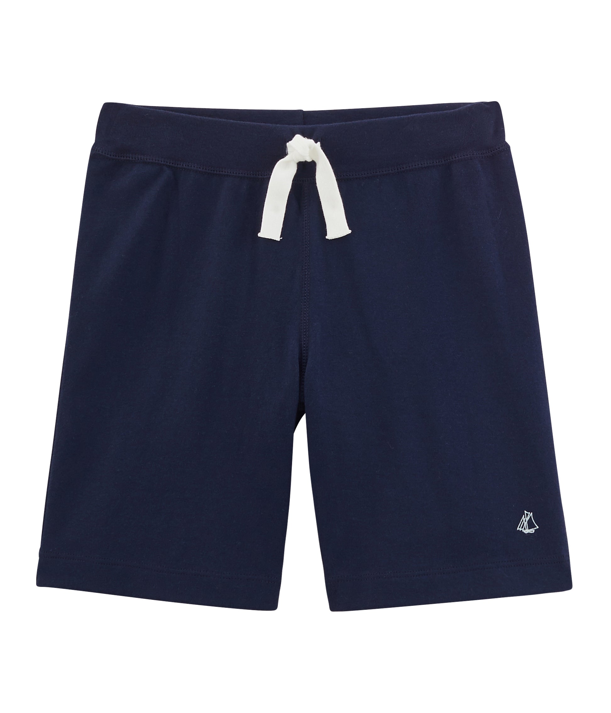 Boys Navy Cotton Shorts