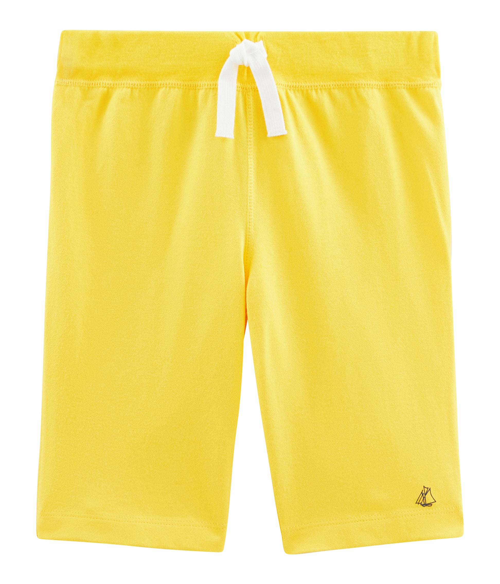 Boys Yellow Cotton Shorts