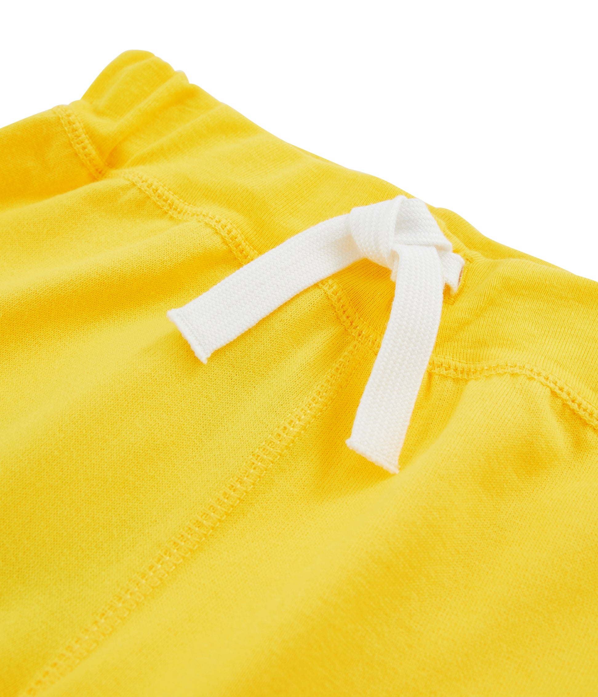 Boys Yellow Cotton Shorts