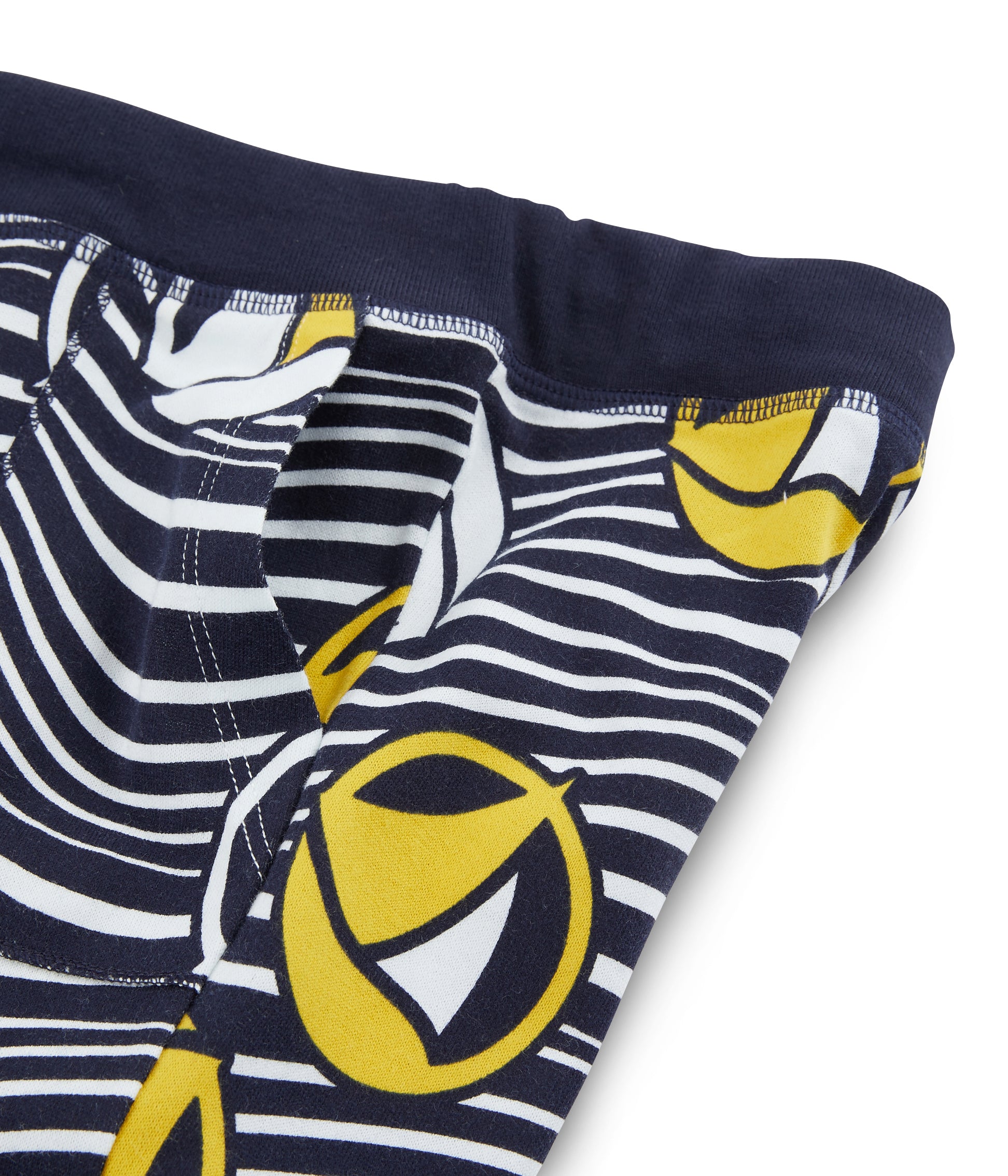 Boys Navy Cotton Shorts