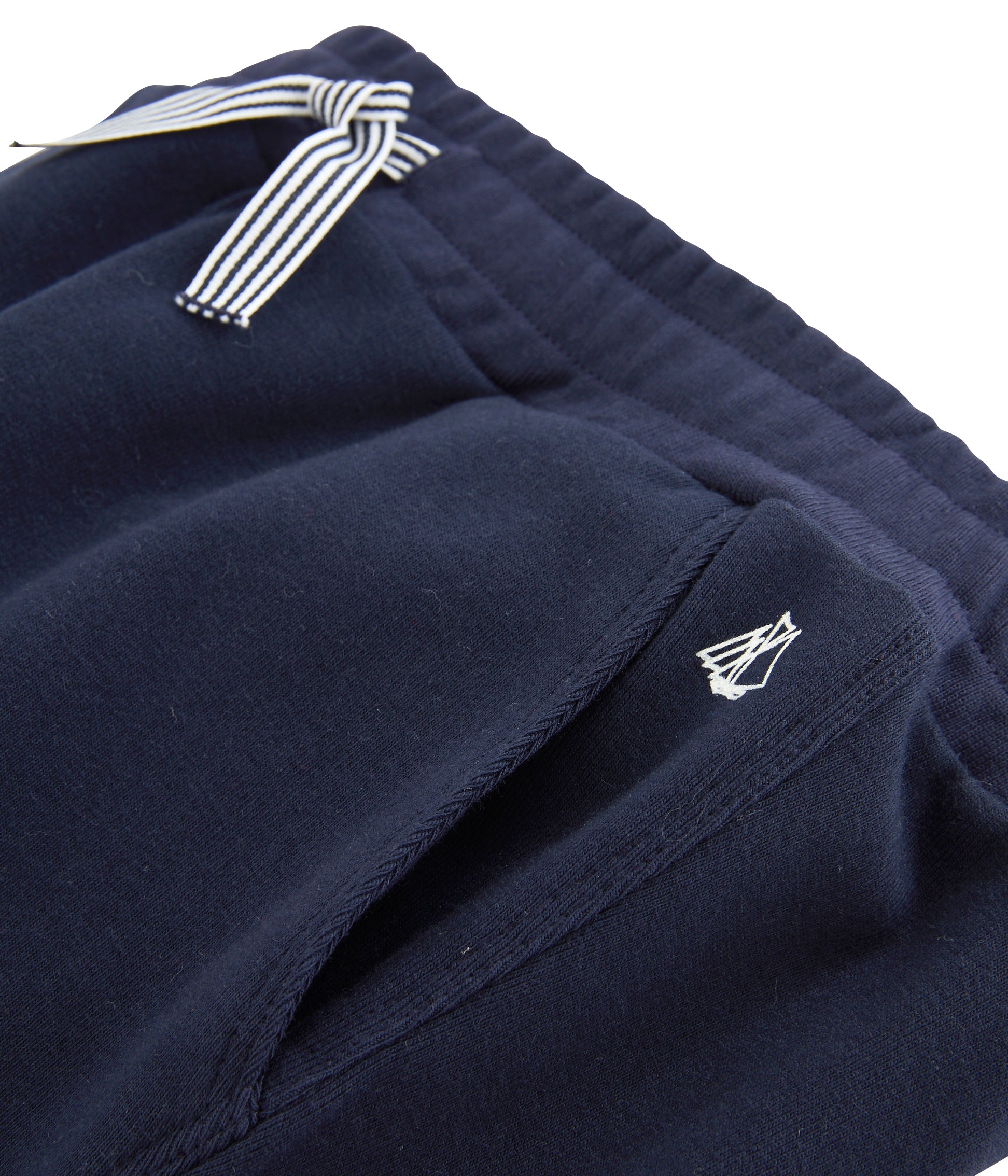 Boys Navy Cotton Trousers