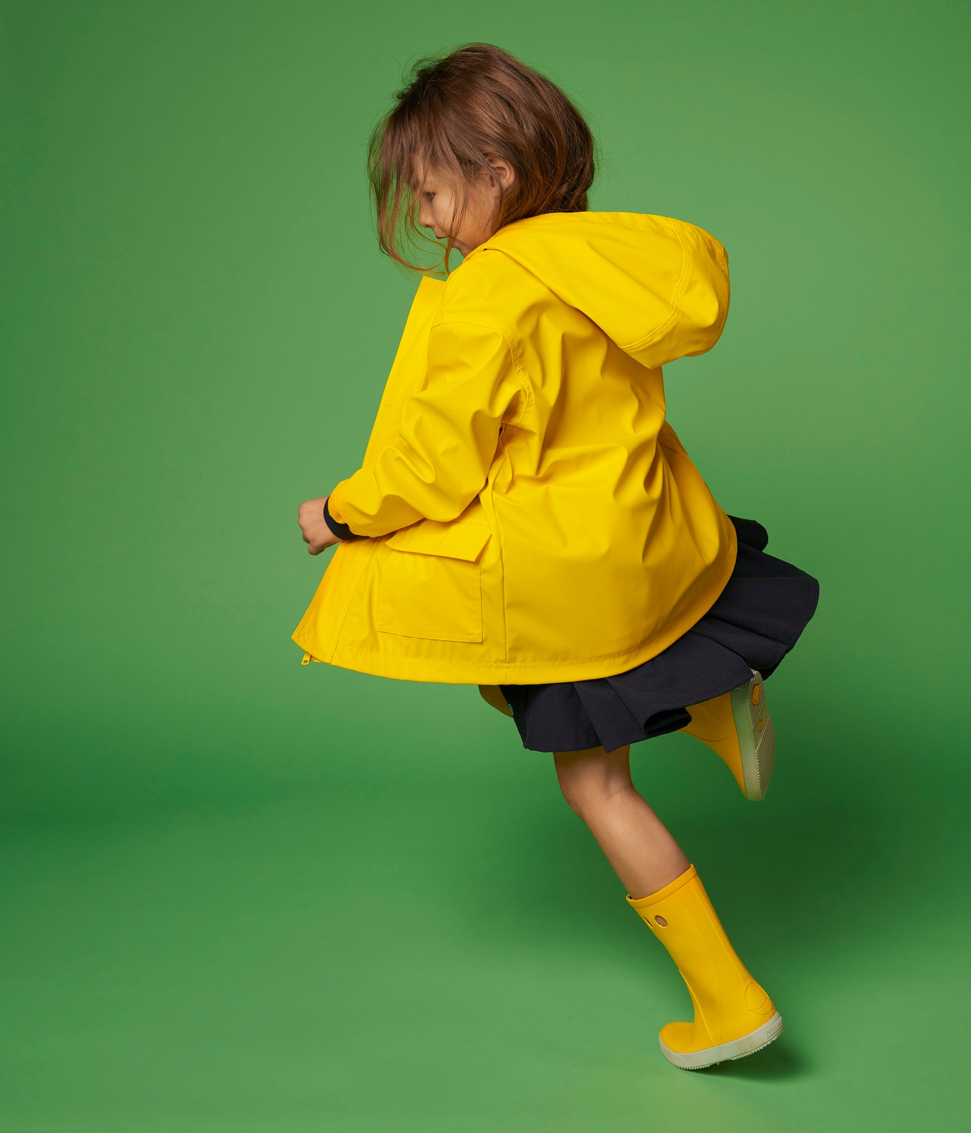 Boys & Girls Yellow Coat