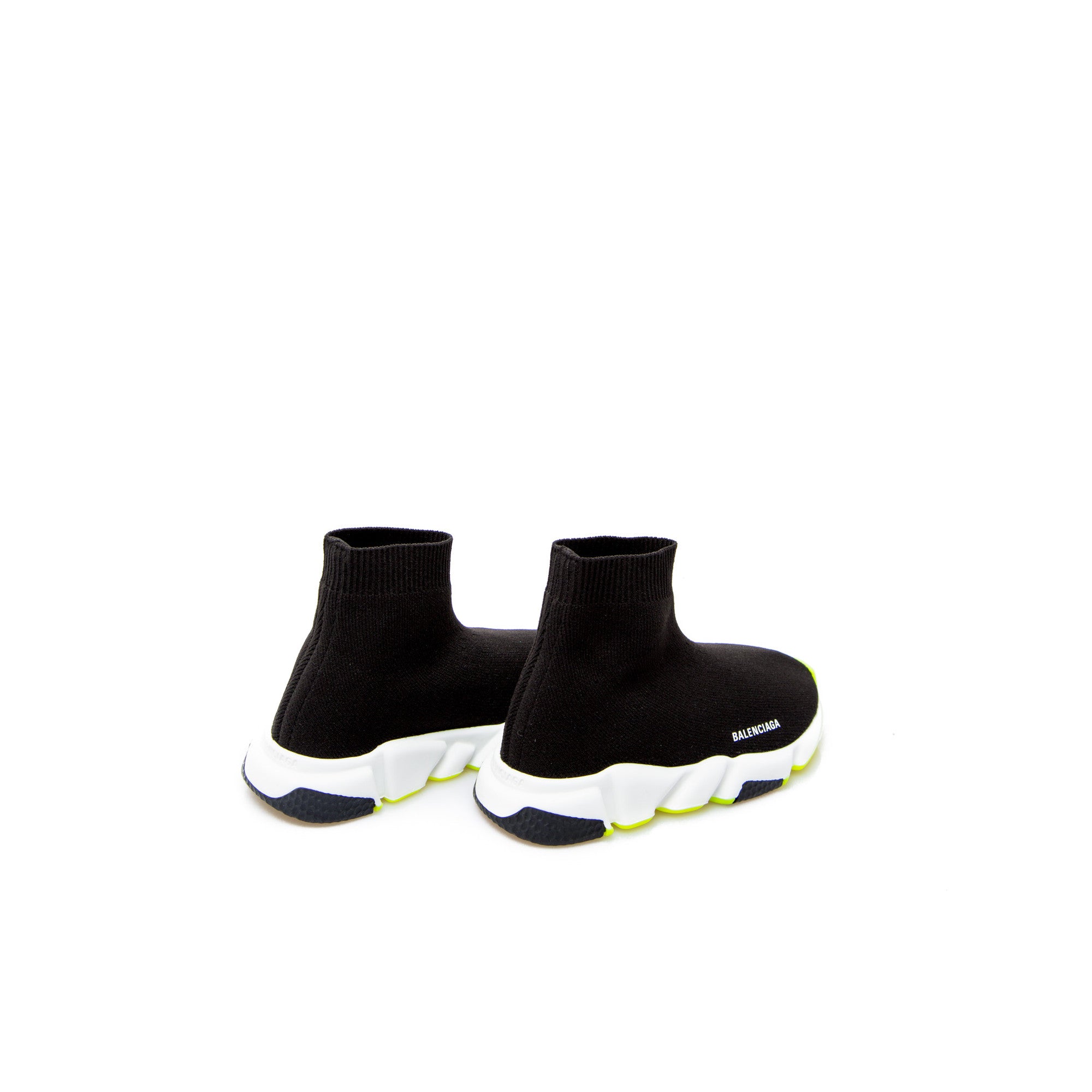 Boys & Girls Black Logo Shoes