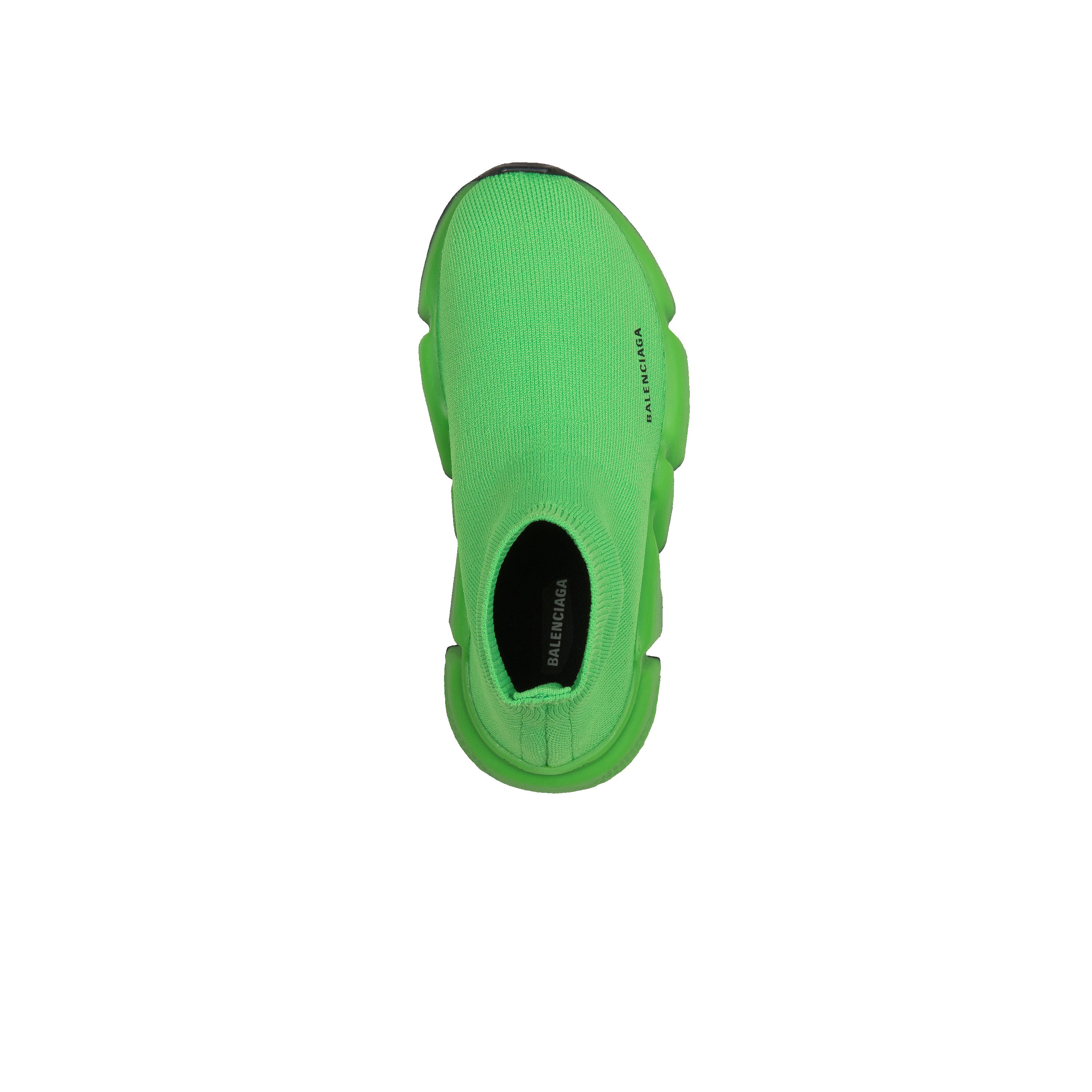 Boys & Girls Fluo Green Shoes