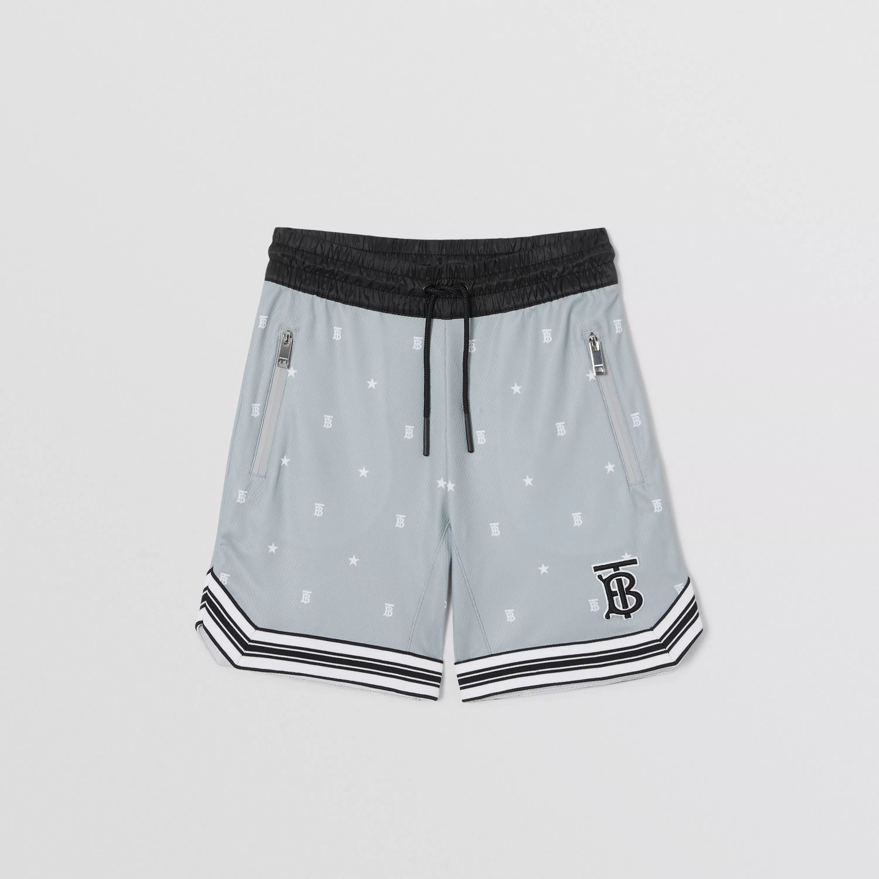 Boys Light Grey Logo Shorts