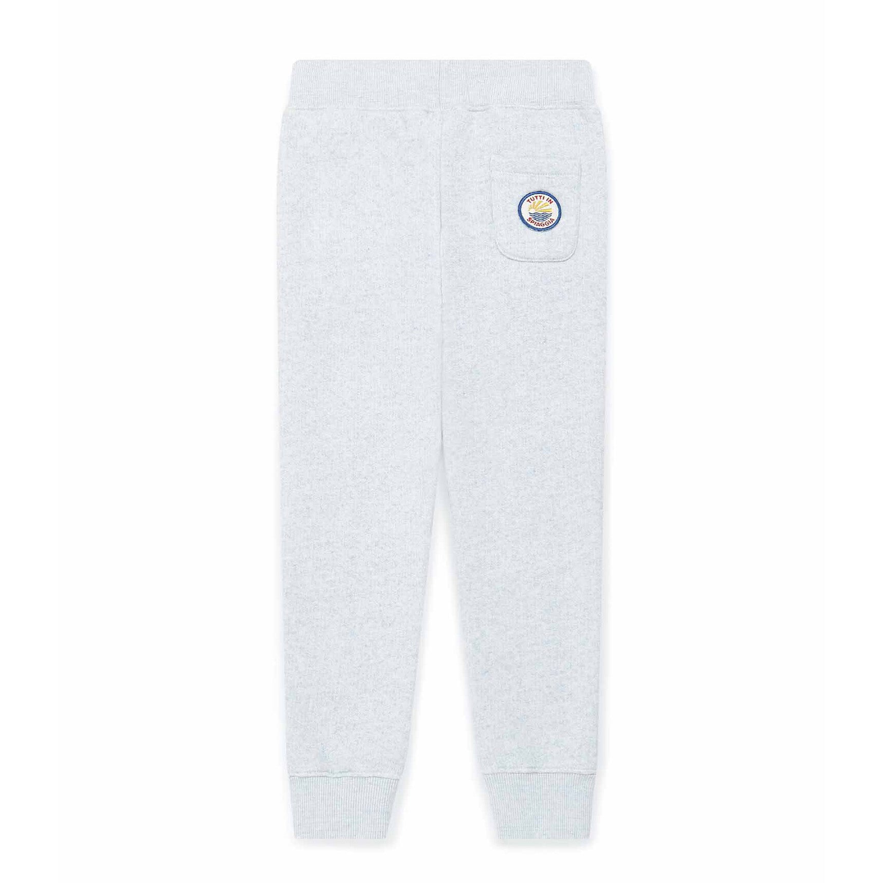 Boys Grey Cotton Trousers