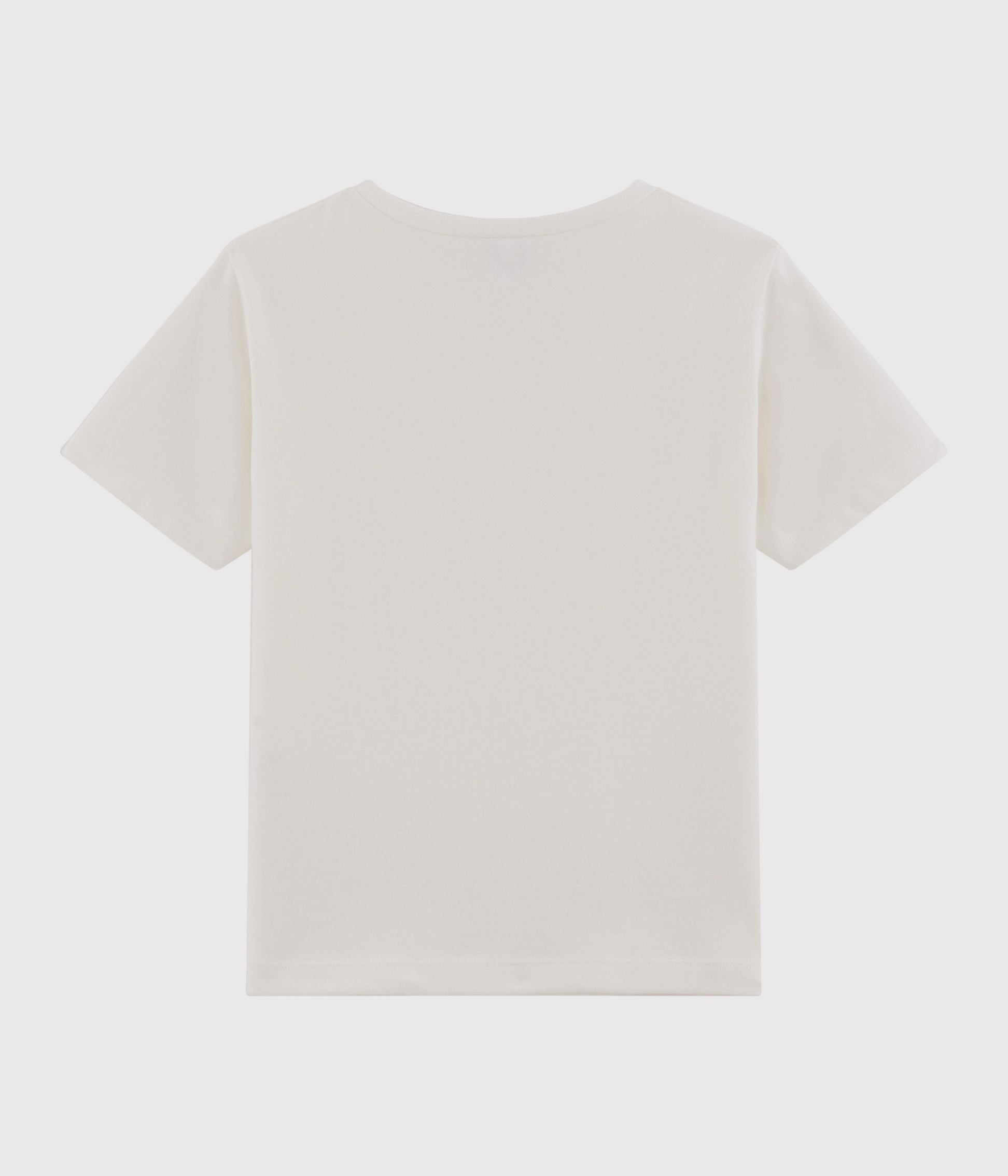 Boys White Logo Cotton T-Shirt