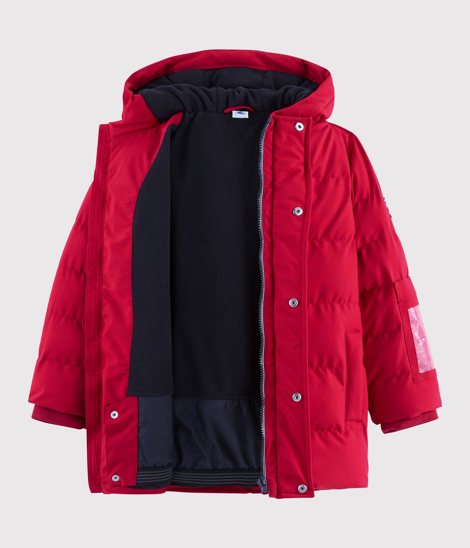 Boys Red Padded Down Coat