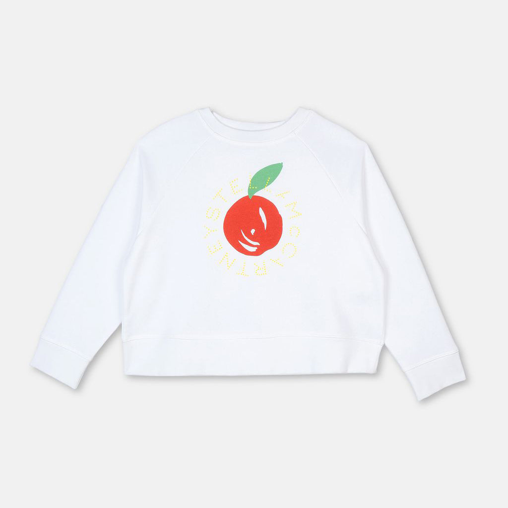 Boys & Girls White Apple T-Shirt