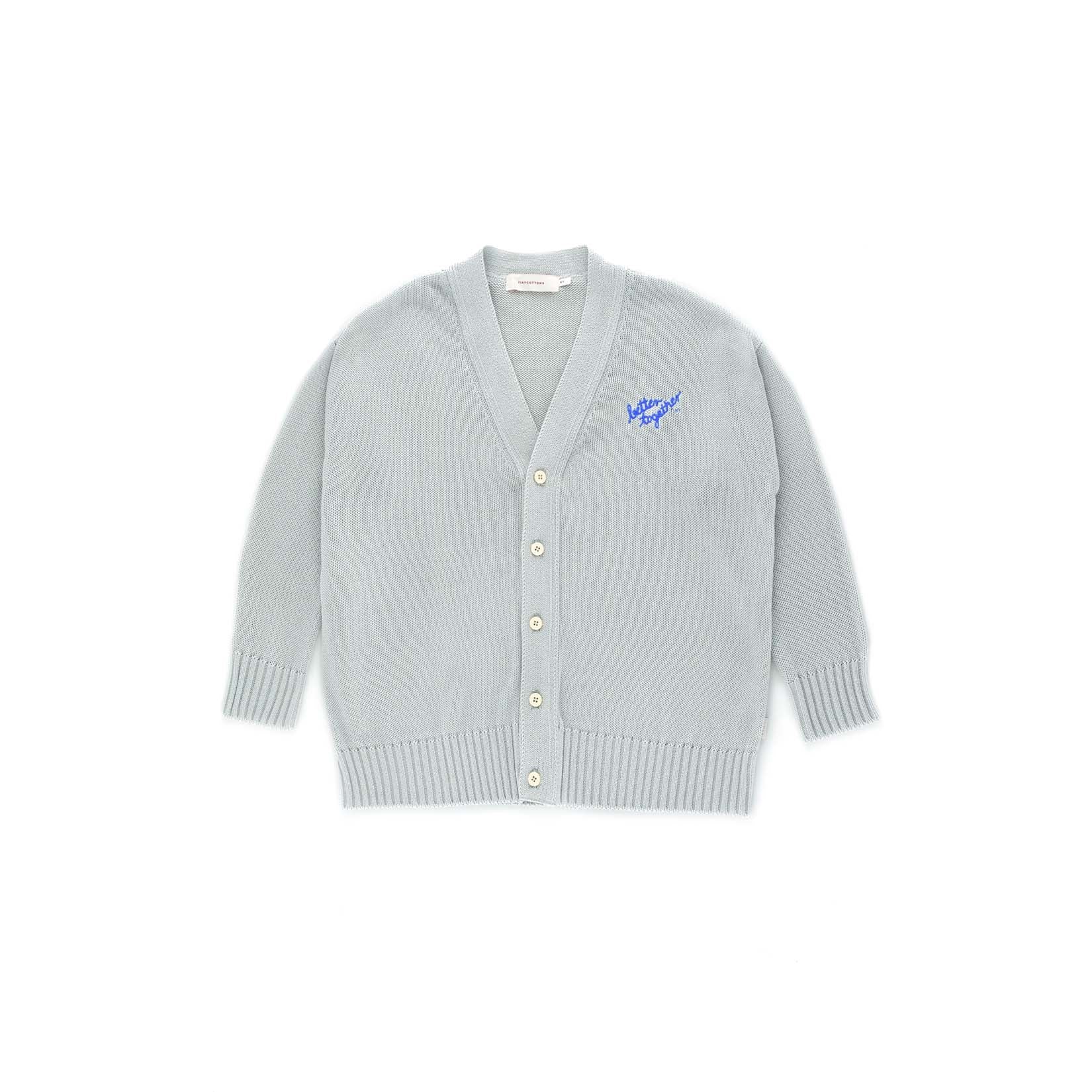 Boys & Girls Pale Grey Cotton Cardigan