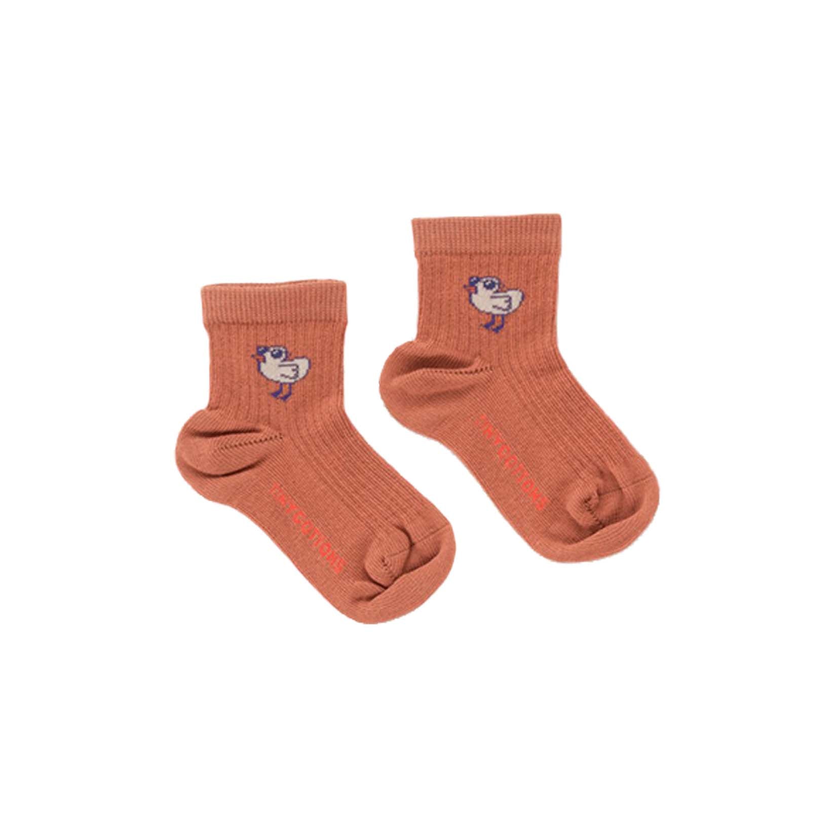 Boys & Girls Papaya Cotton Socks