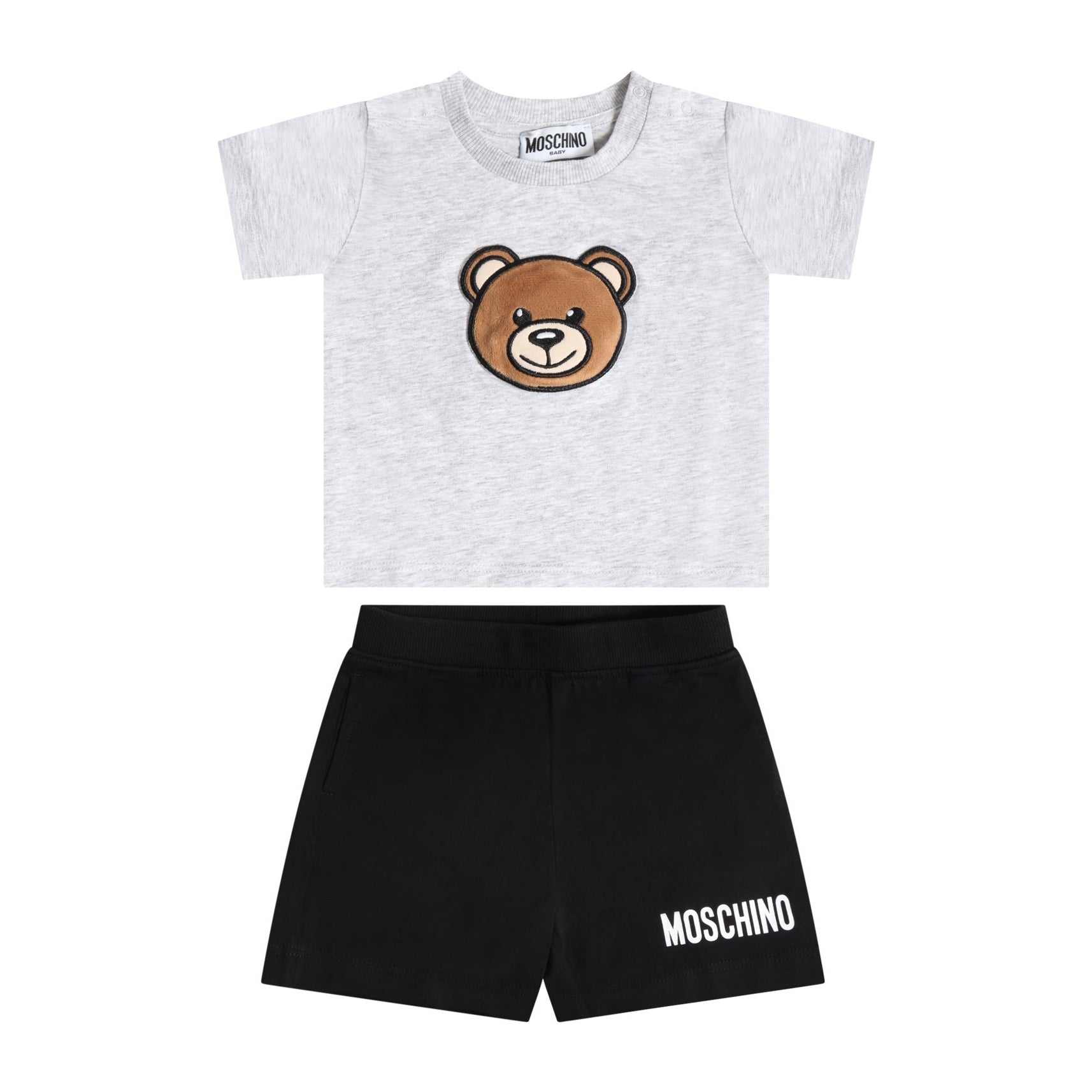 Baby Boys Grey Cotton Set