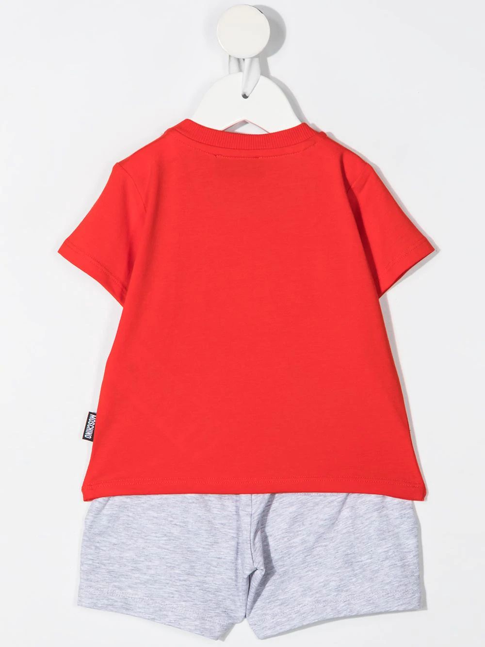 Baby Boys Red Cotton Suit