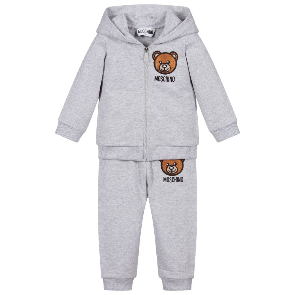 Baby Boys & Girls Grey Cotton Set