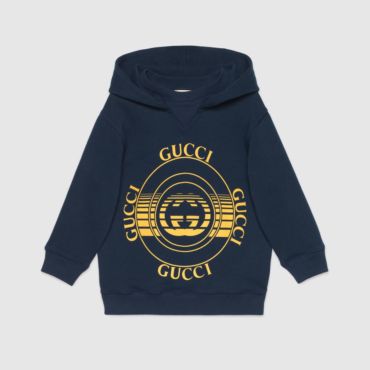 Boys & Girls Blue Logo Cotton Sweatshirt