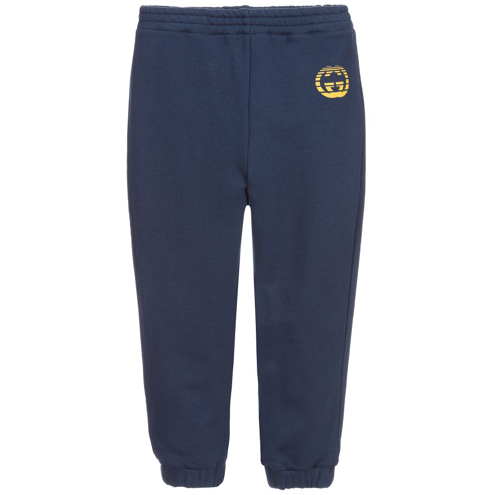 Boys & Girls Blue Cotton Trousers