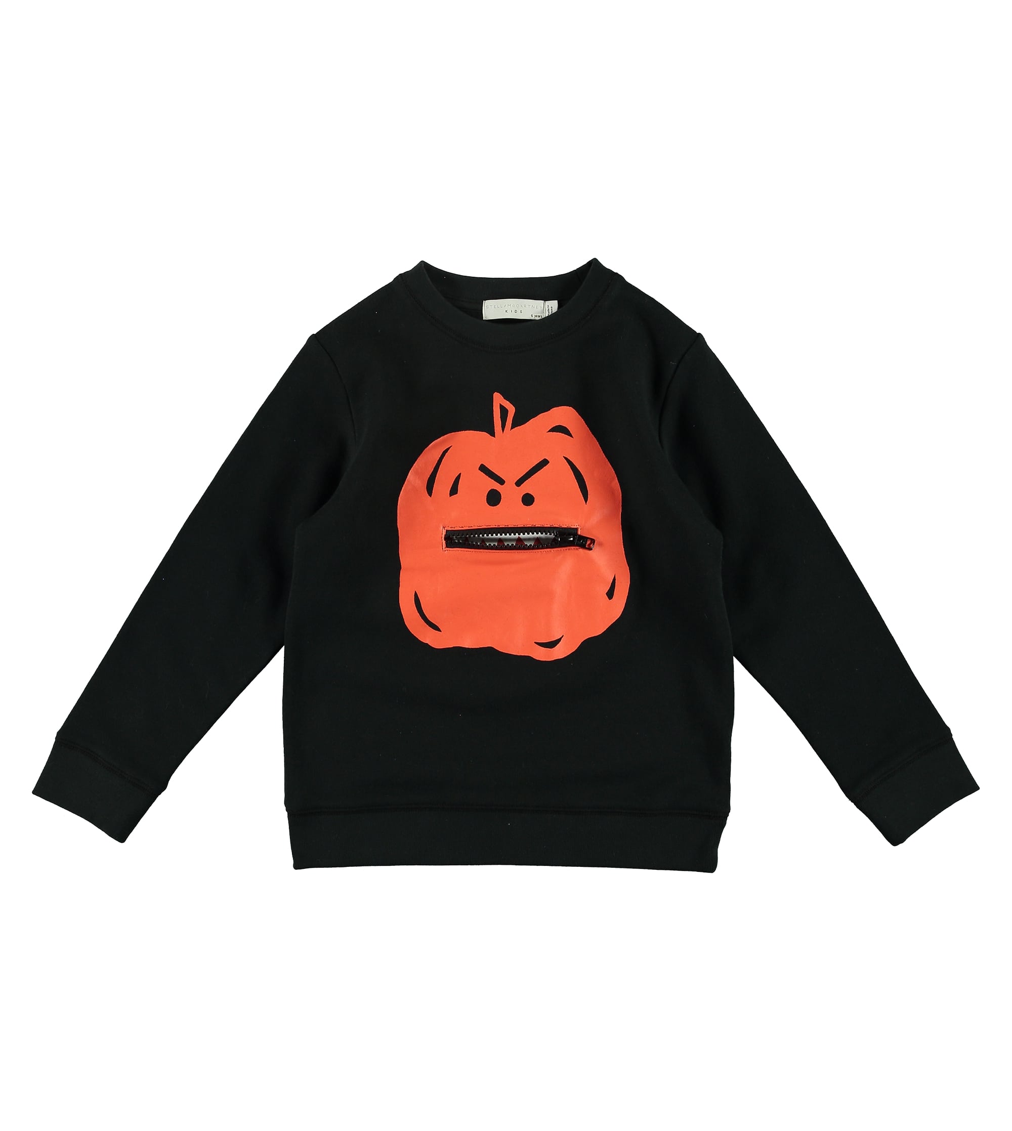 Boys Black Cotton Sweatshirt