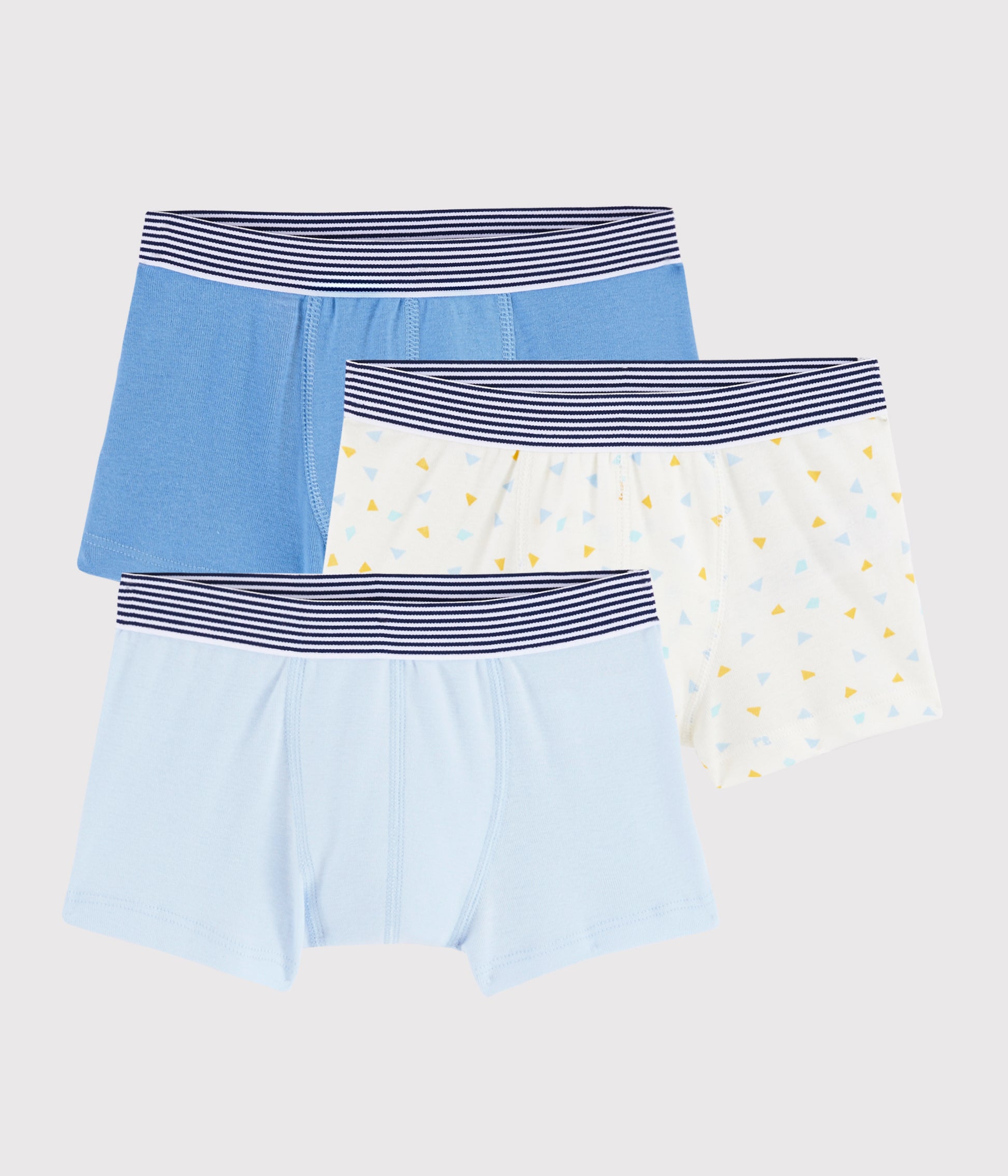 Boys Multicolor Cotton Underwear Sets(3 Pieces)