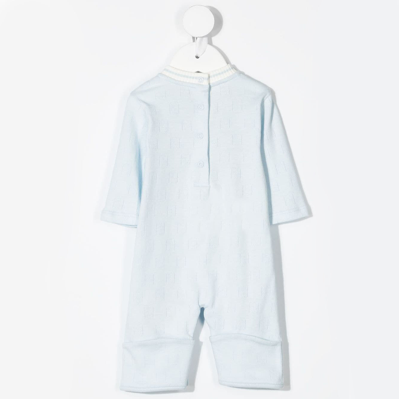 Baby Boys Blue Cotton Babysuit Set