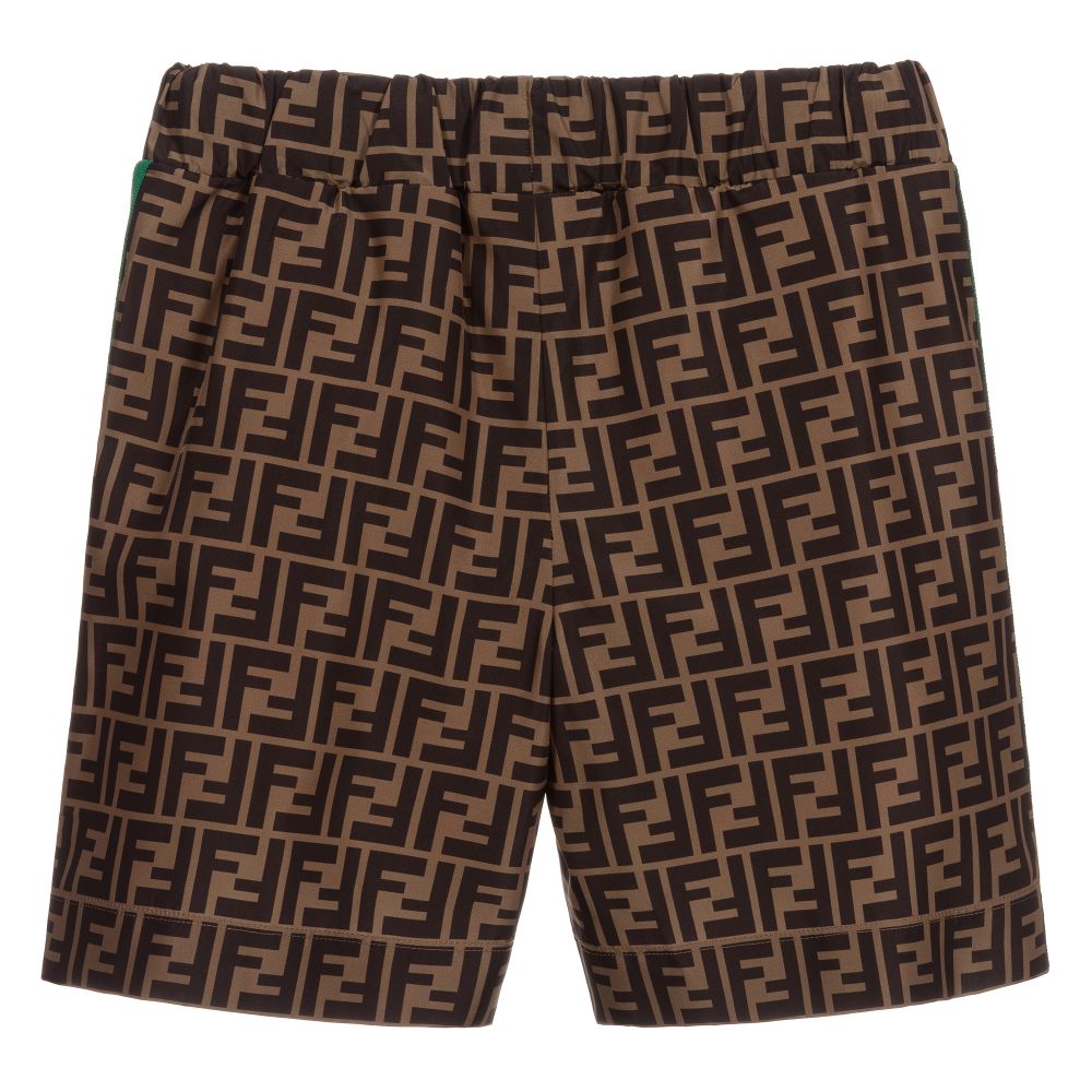 Boys & Girls Brown FF Shorts