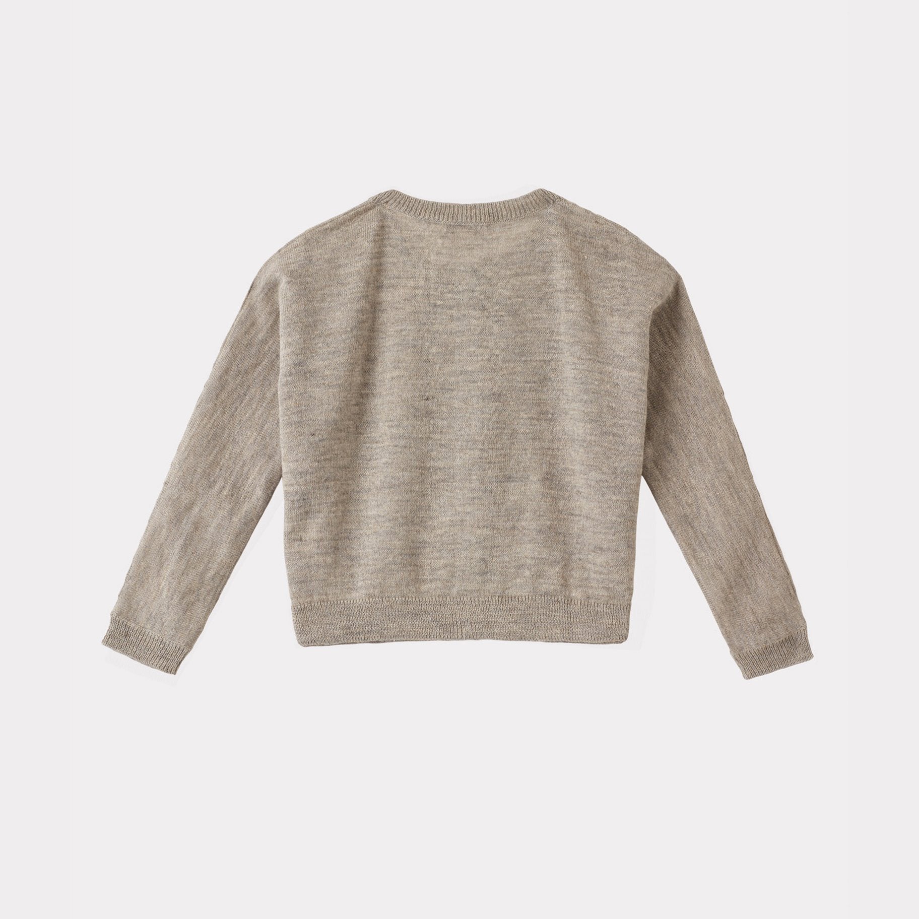 Boys & Girls Grey Alpaca Cardigan