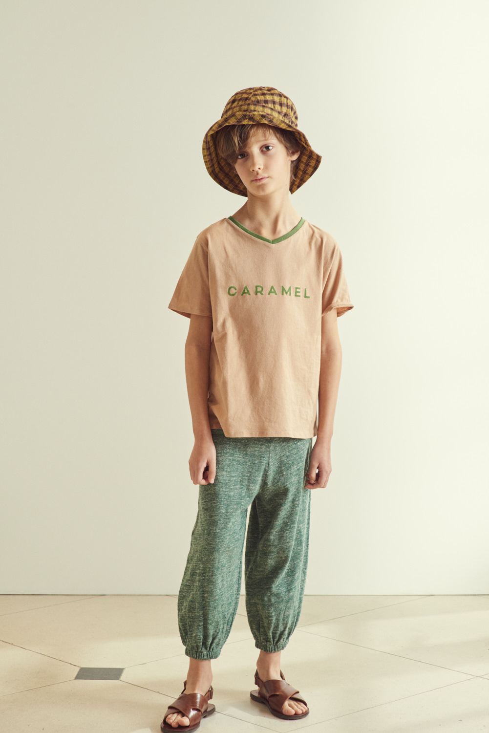 Boys & Girls Camel Logo Cotton T-Shirt