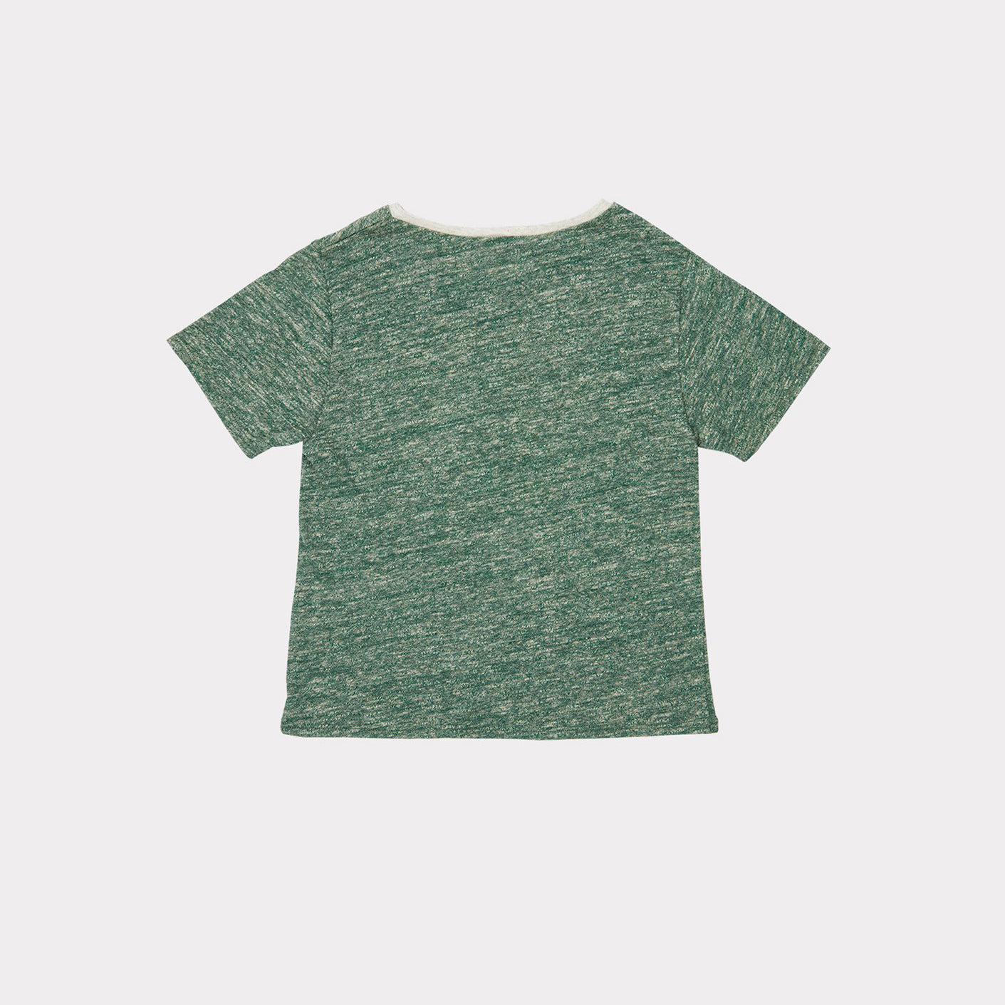 Boys & Girls Green Cotton T-Shirt