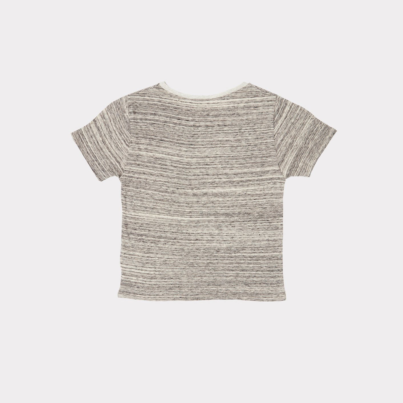 Boys & Girls Grey Cotton T-Shirt