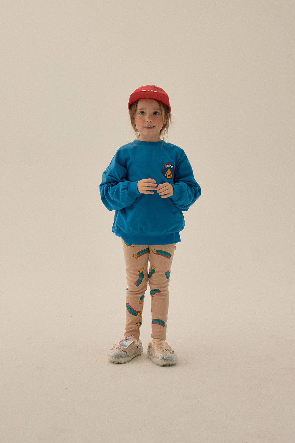 Boys & Girls Blue Reversible Cotton Sweatshirt