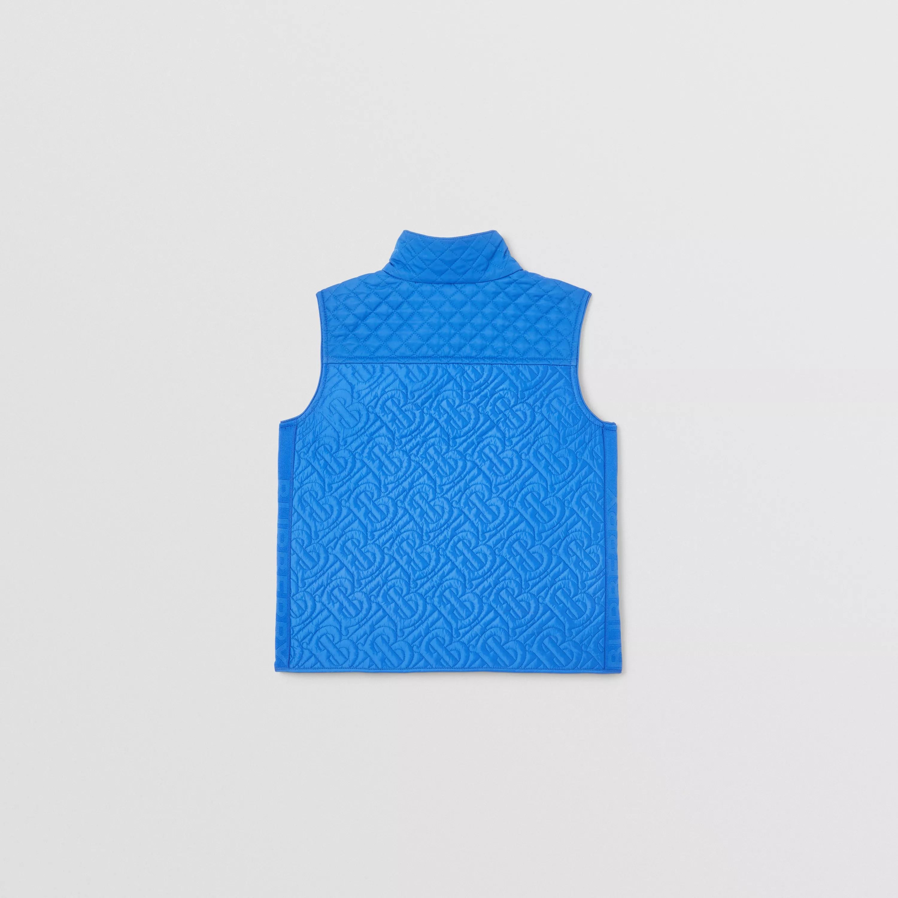 Boys Blue Logo Padded Gilet