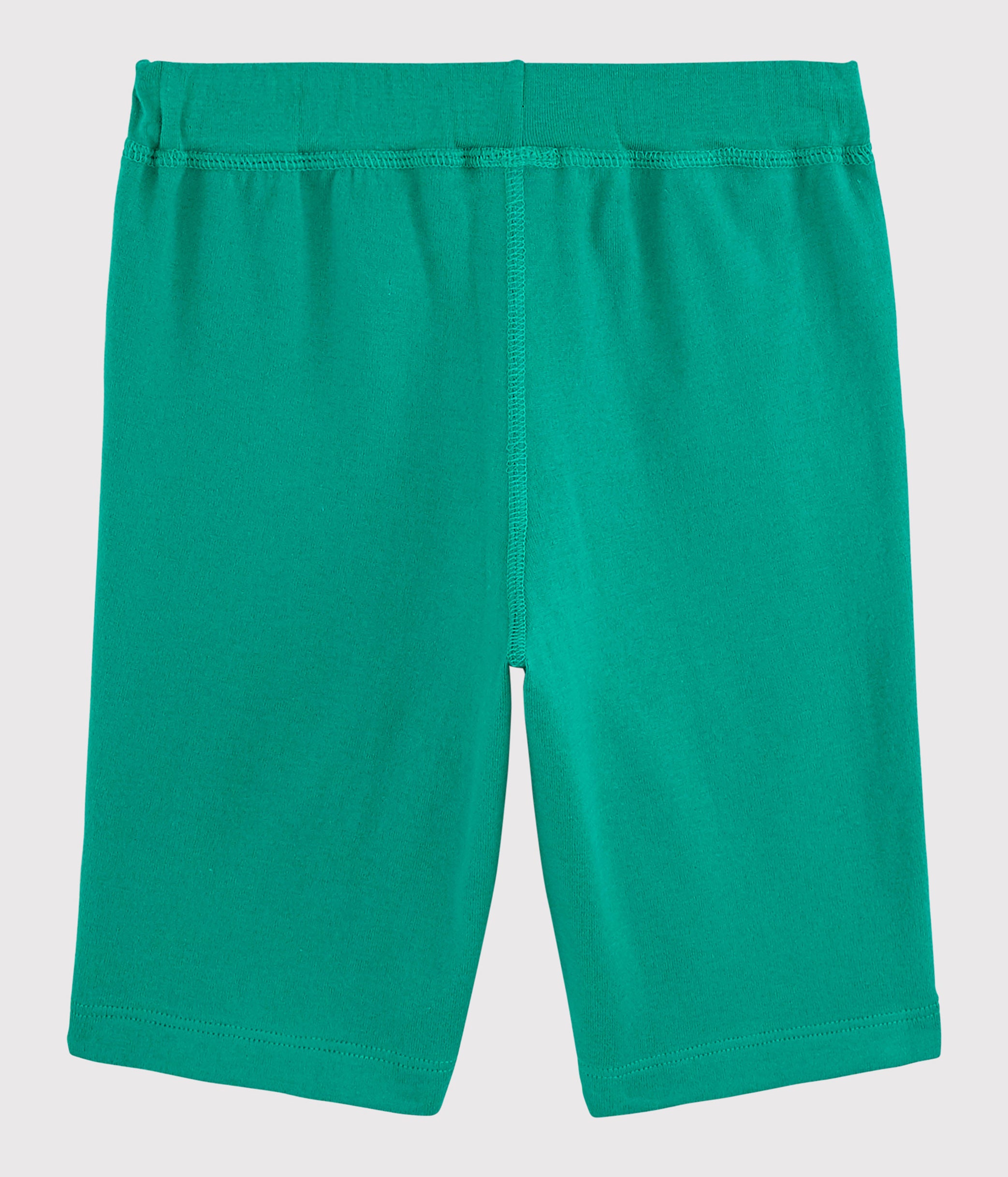 Boys Green Cotton Shorts